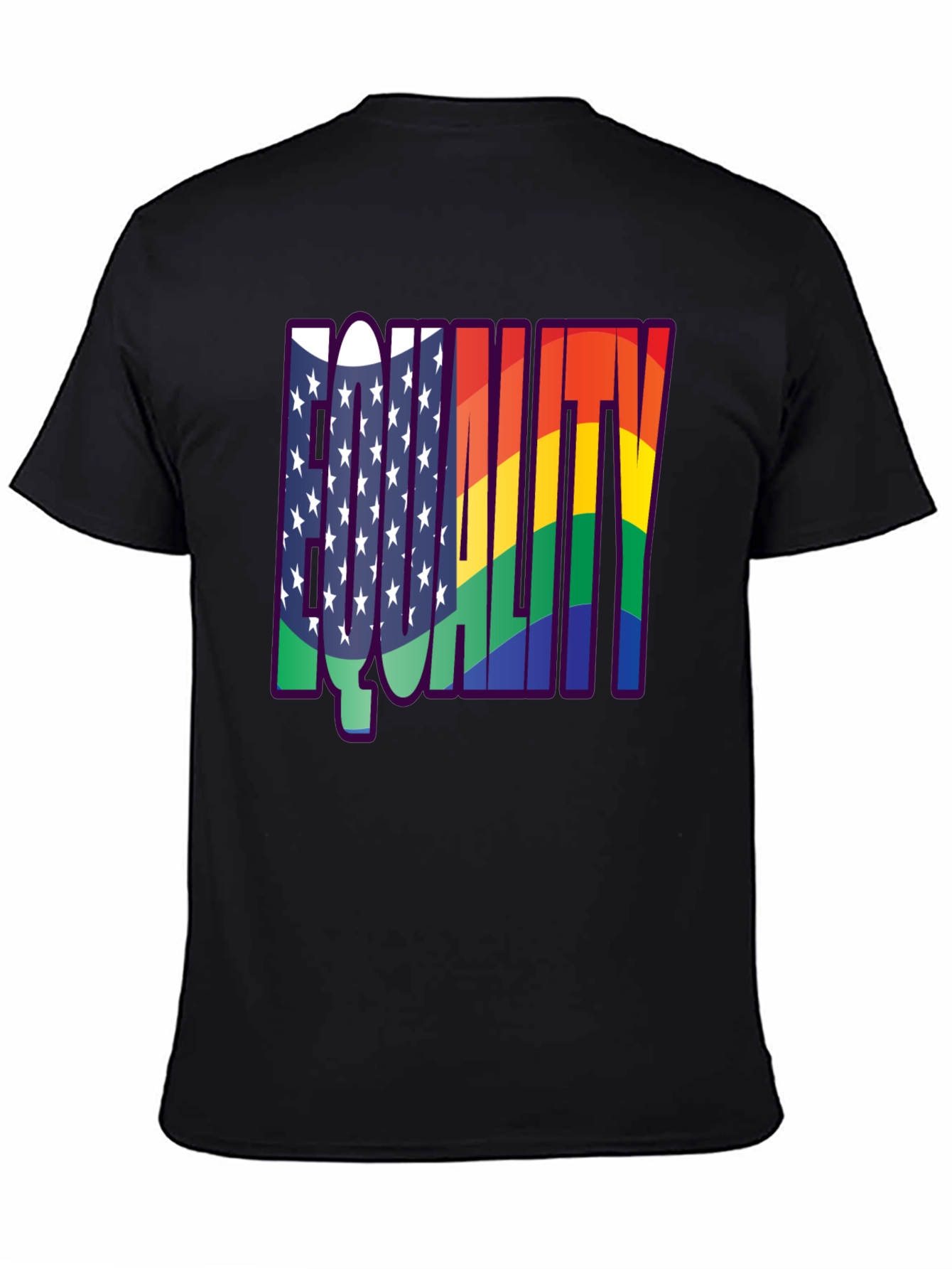 Equality Rainbow Flag T-Shirt - Pride & Justice