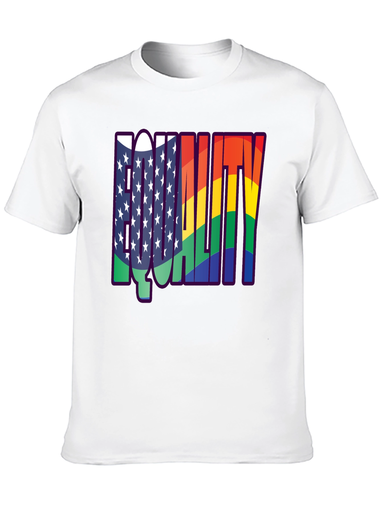 Equality Rainbow Flag T-Shirt - Pride & Justice