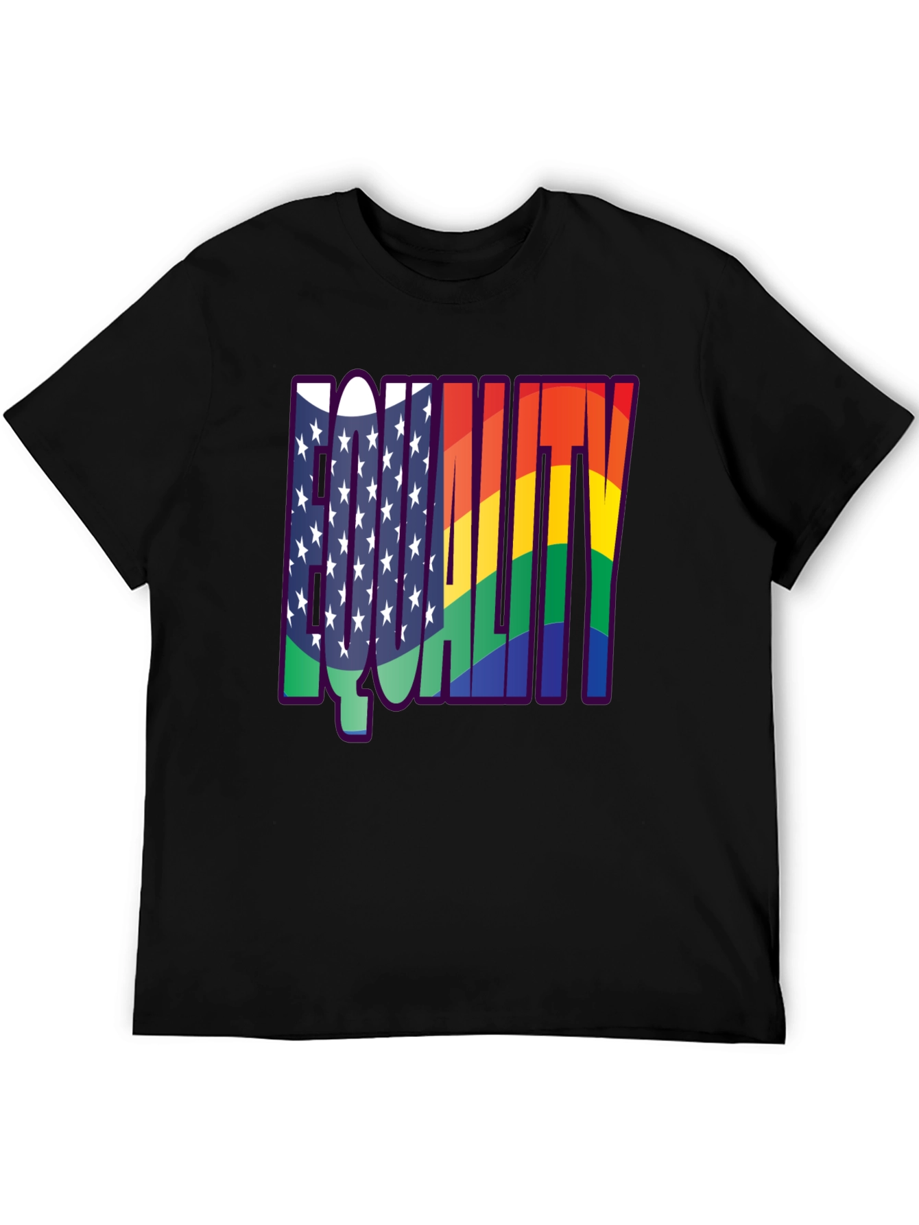 Equality Rainbow Flag T-Shirt - Pride & Justice