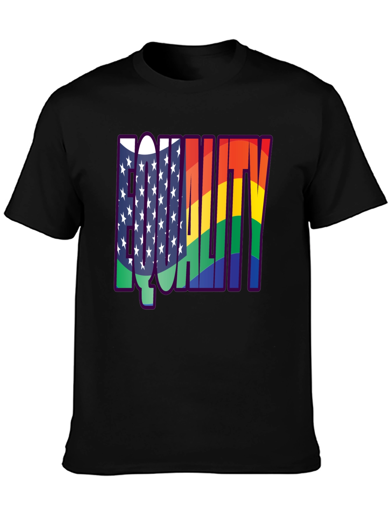 Equality Rainbow Flag T-Shirt - Pride & Justice