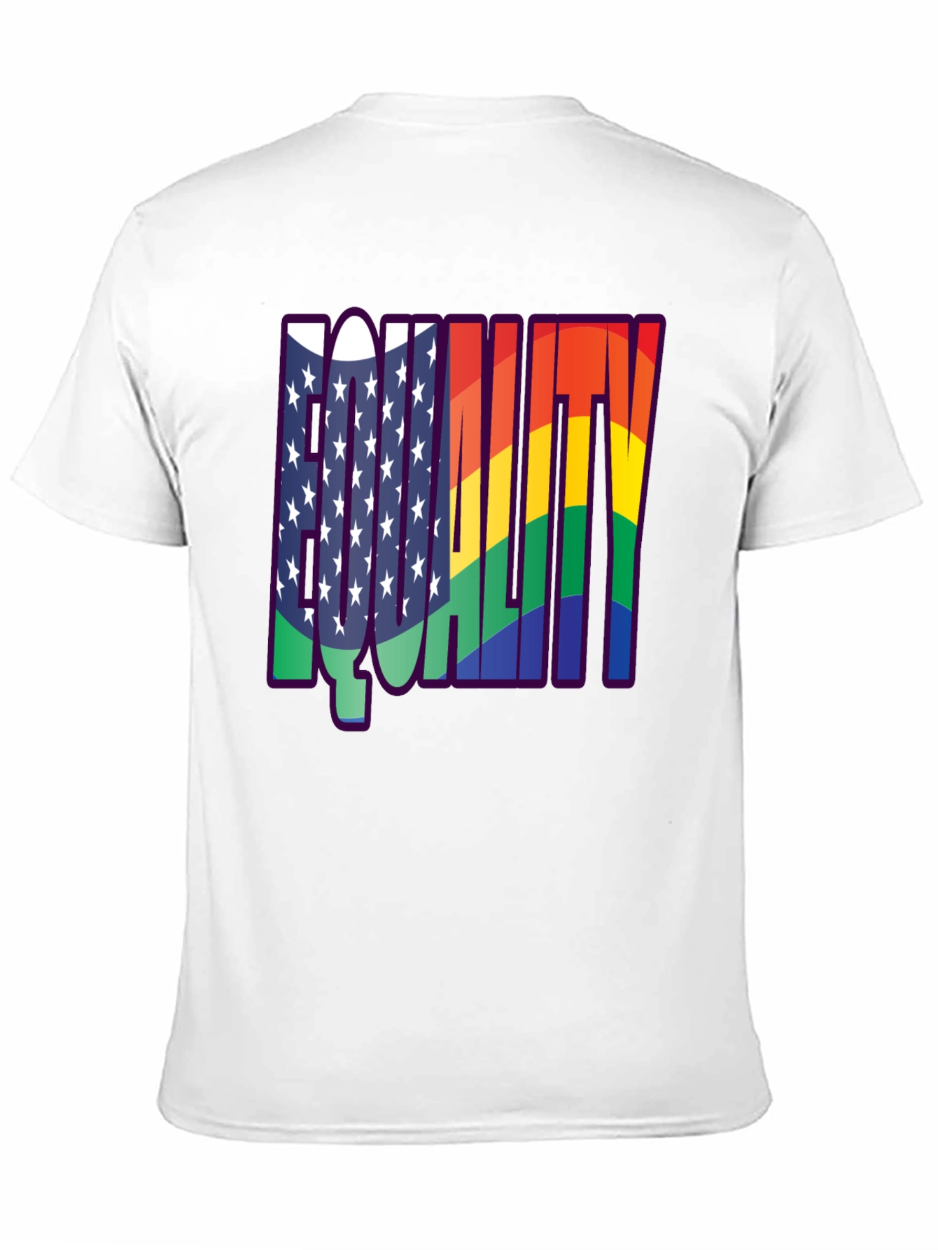 Equality Rainbow Flag T-Shirt - Pride & Justice