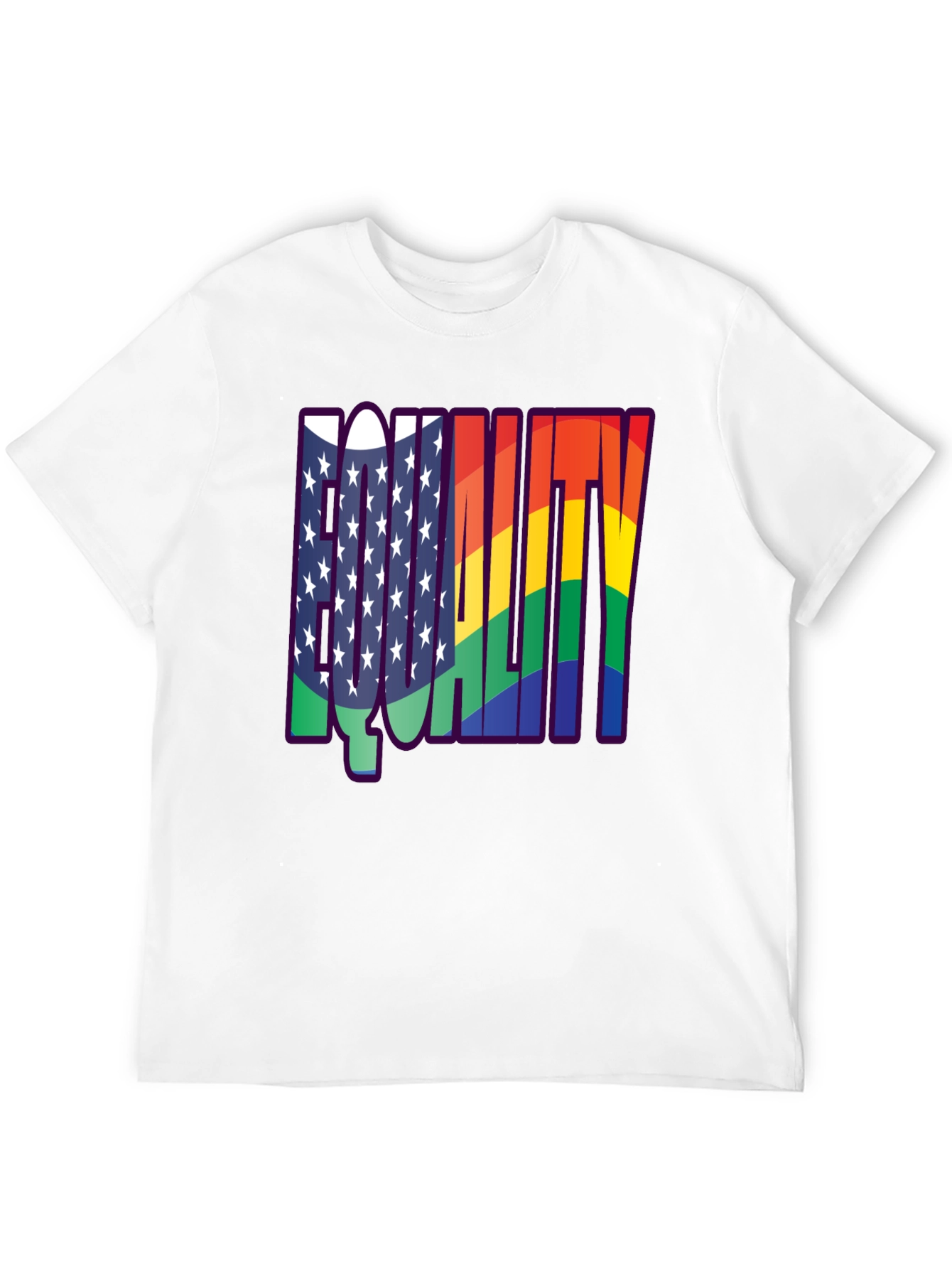 Equality Rainbow Flag T-Shirt - Pride & Justice