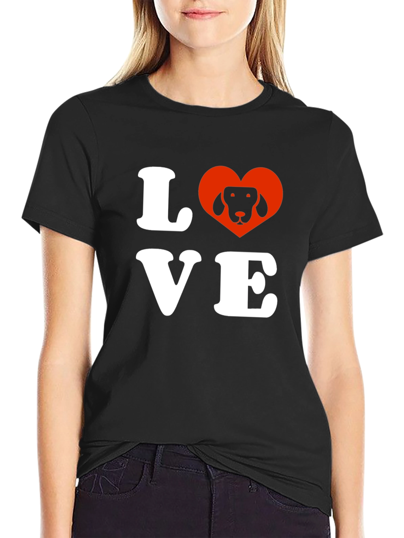 Love Dog T-Shirt - Cute Pet Lover Tee
