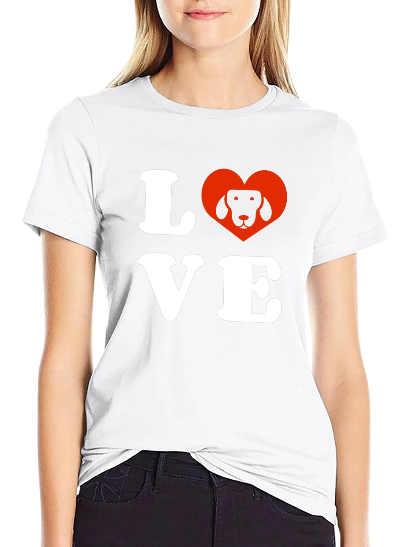 Love Dog T-Shirt - Cute Pet Lover Tee