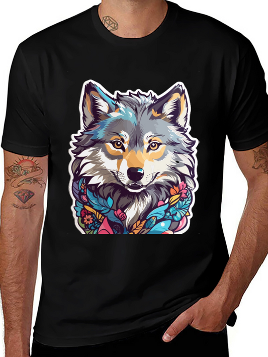 Wolf Graphic T-Shirt - Cool Animal Tee