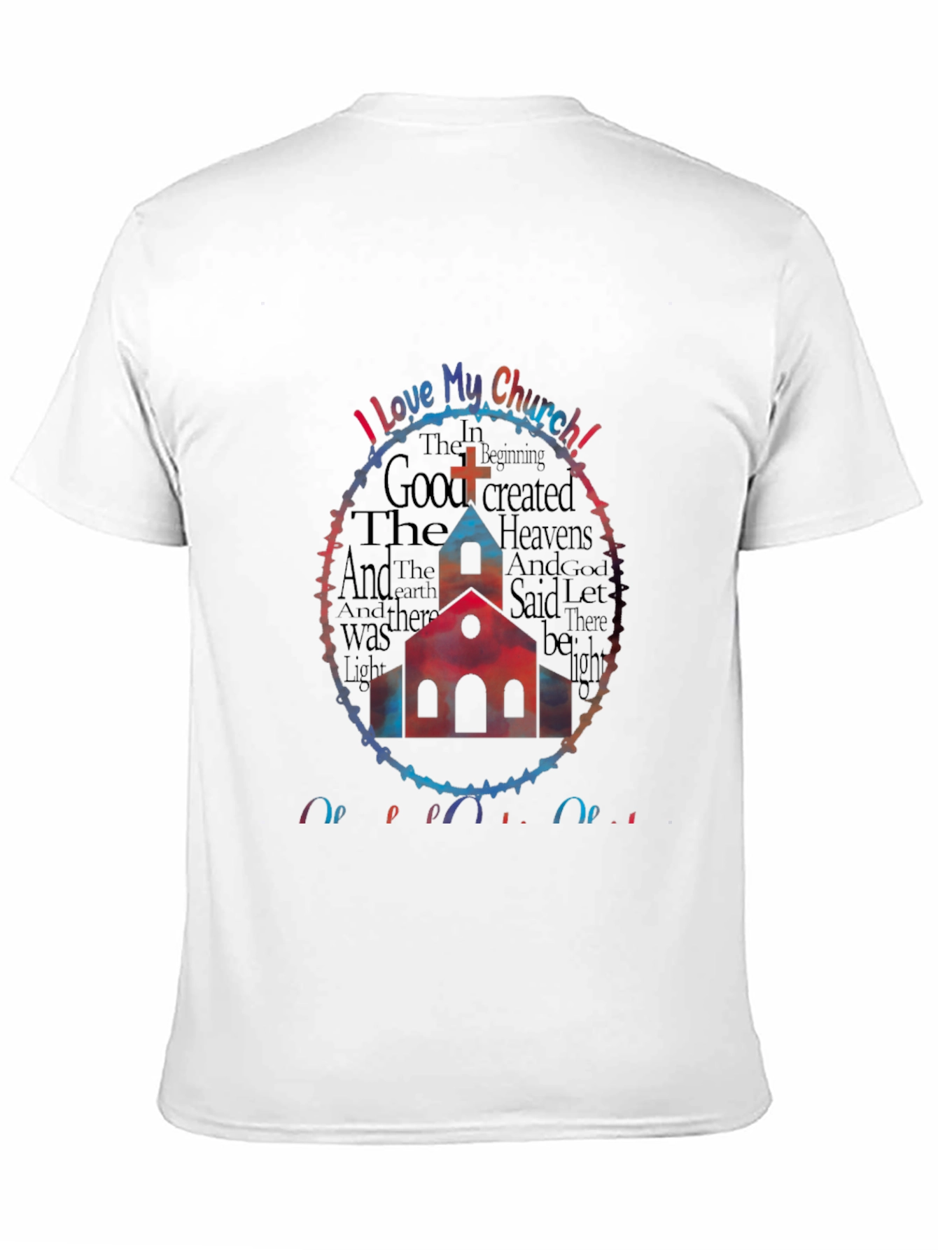 I Love My Church Graphic Tee