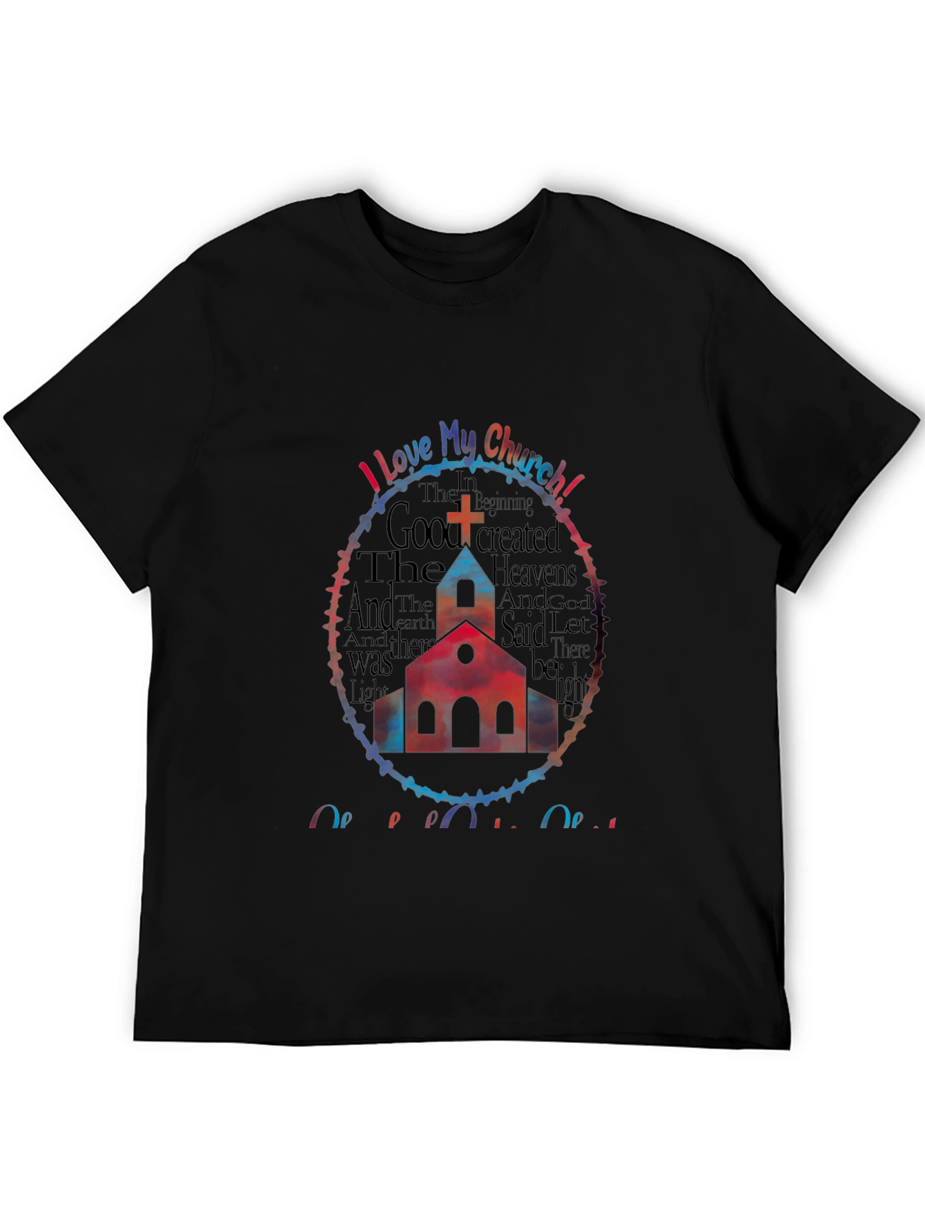 I Love My Church Graphic Tee