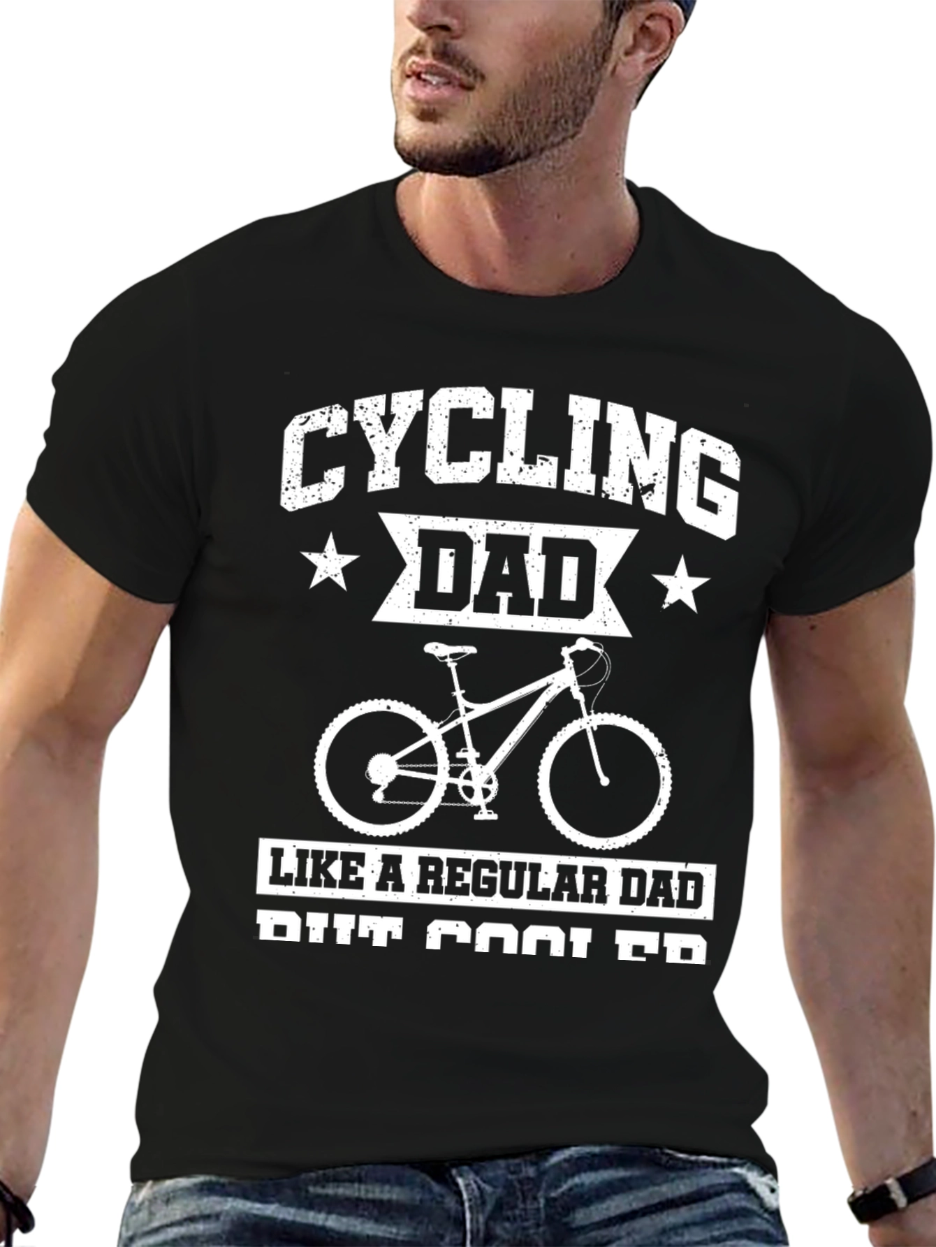 Cycling Dad T-Shirt - Cool Biker Gift