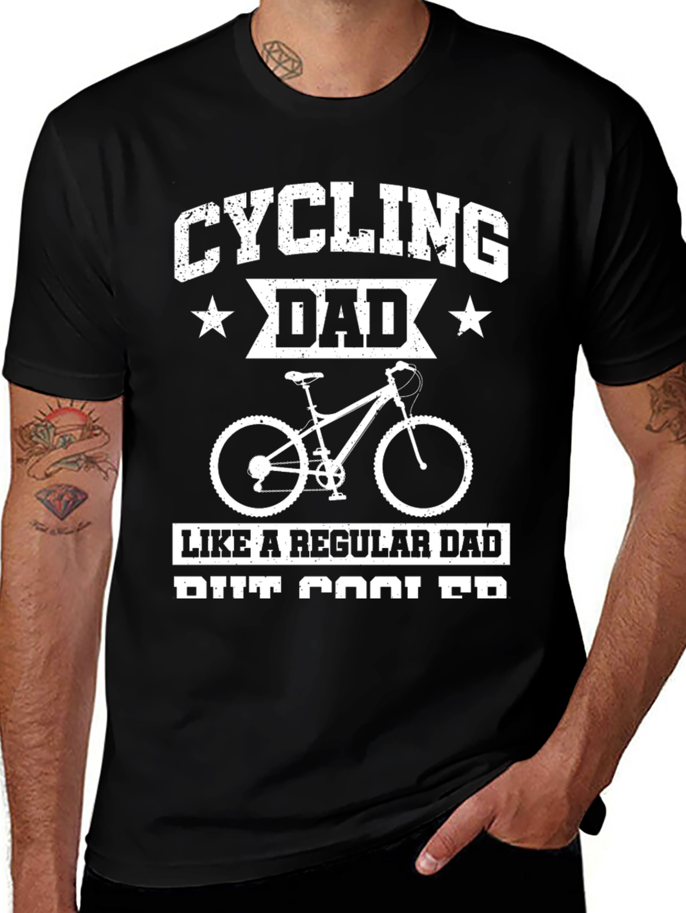 Cycling Dad T-Shirt - Cool Biker Gift
