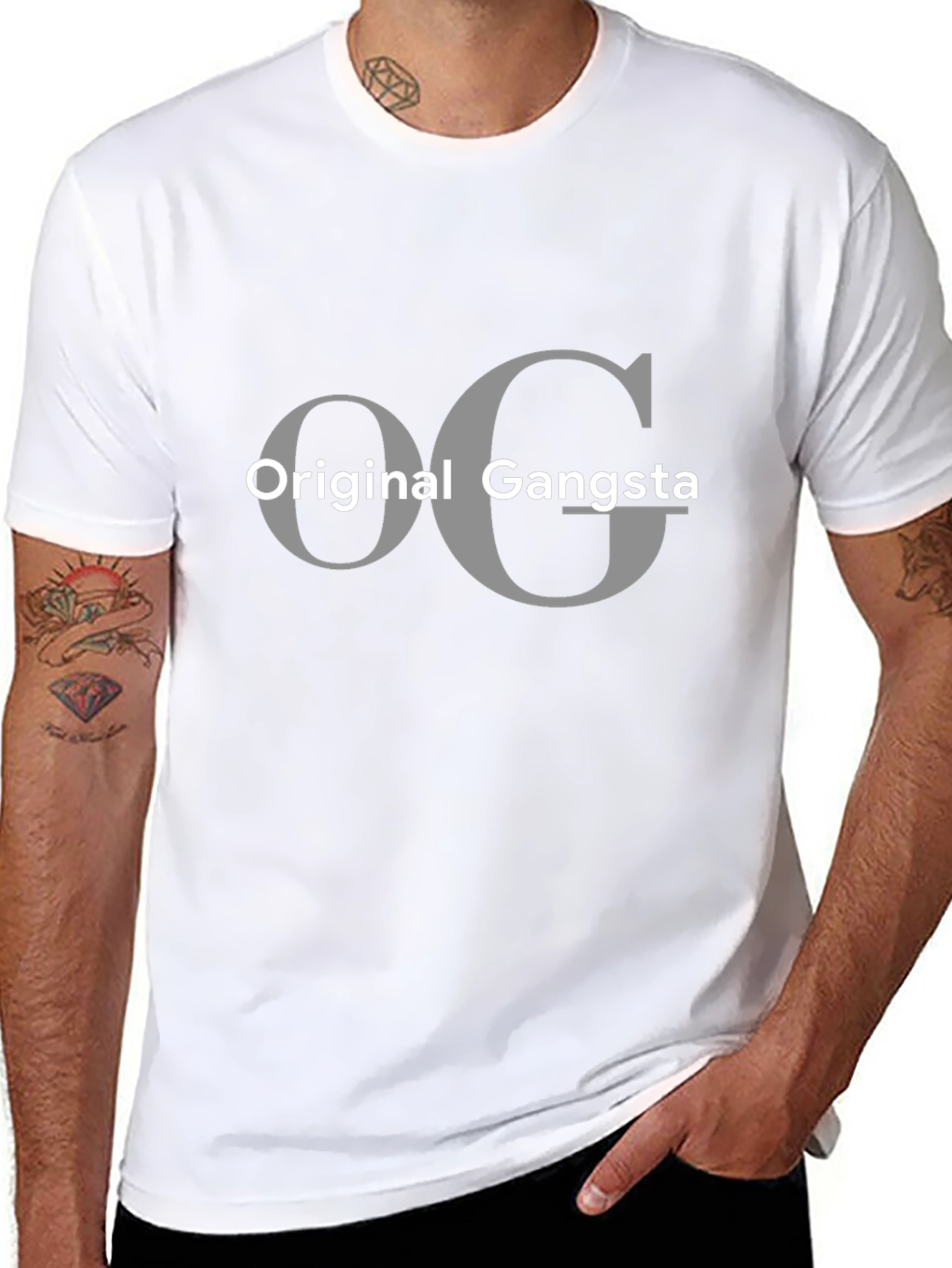 Original Gangsta Black Tee - Classic Streetwear