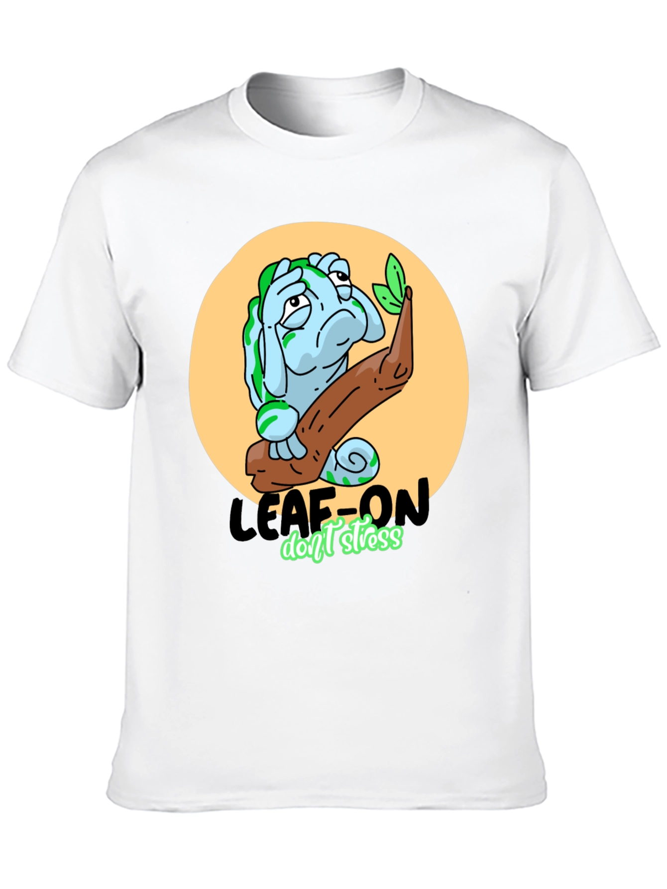 Leaf-On Dont Stress Graphic T-Shirt