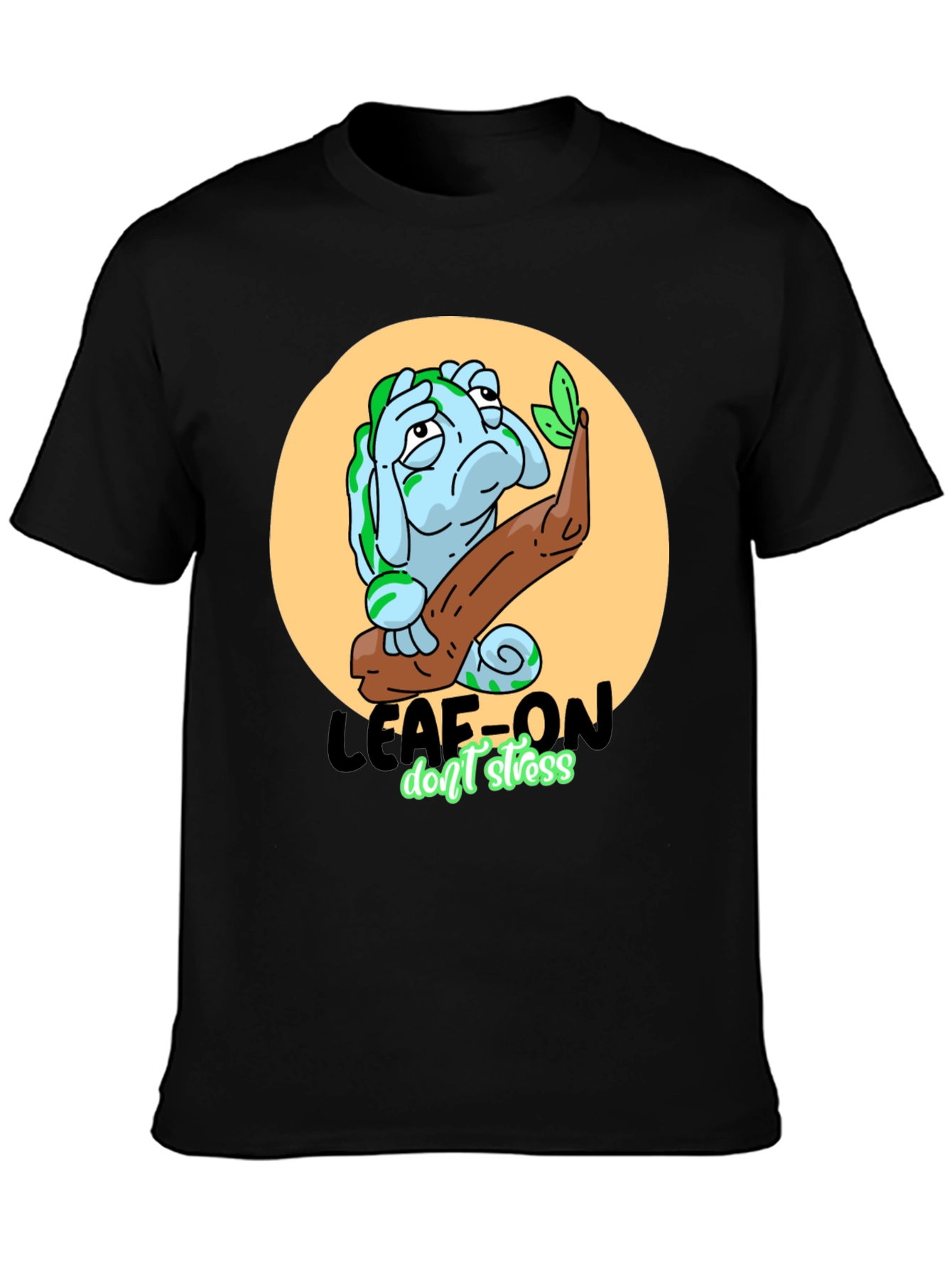 Leaf-On Dont Stress Graphic T-Shirt