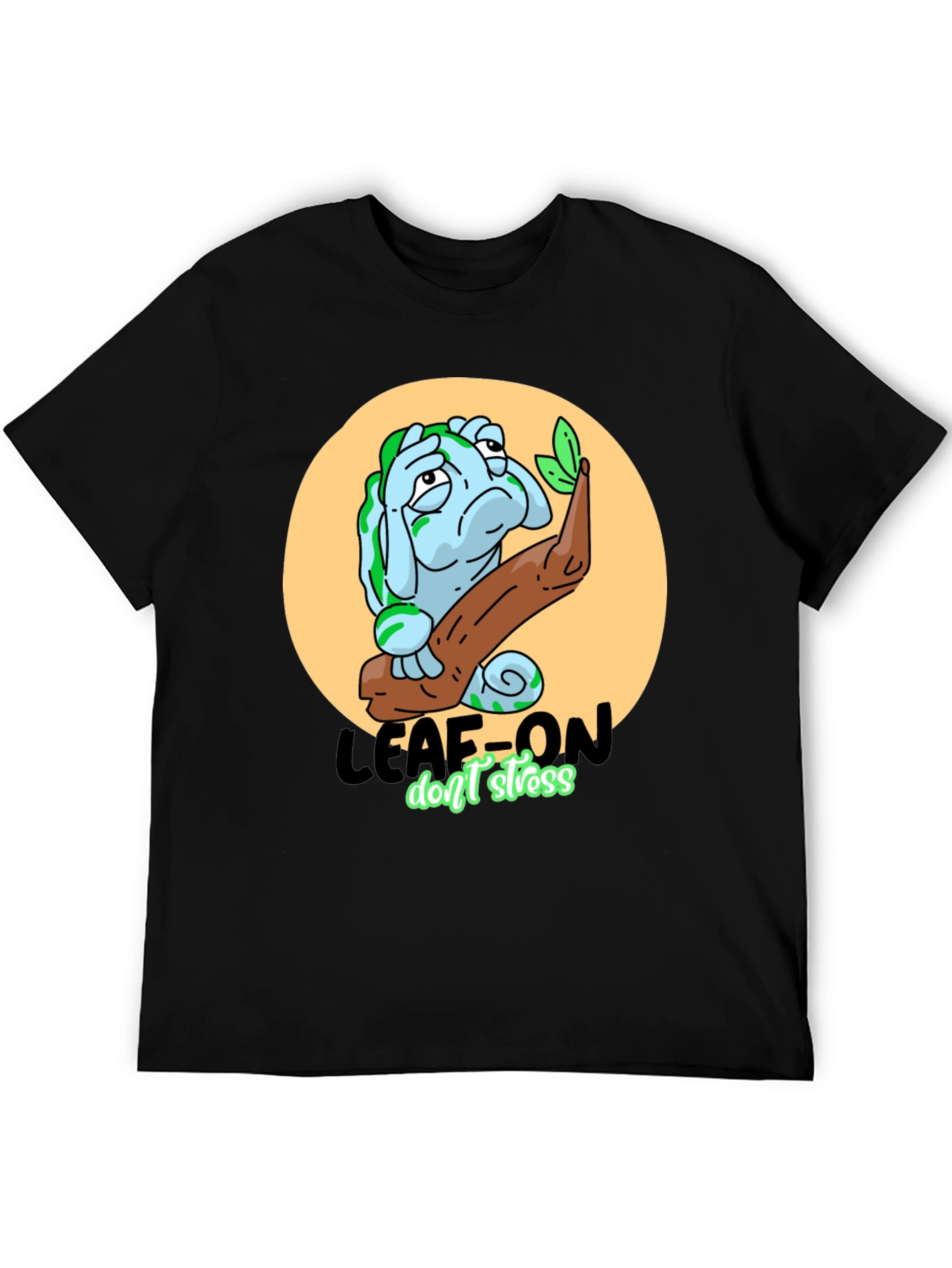 Leaf-On Dont Stress Graphic T-Shirt