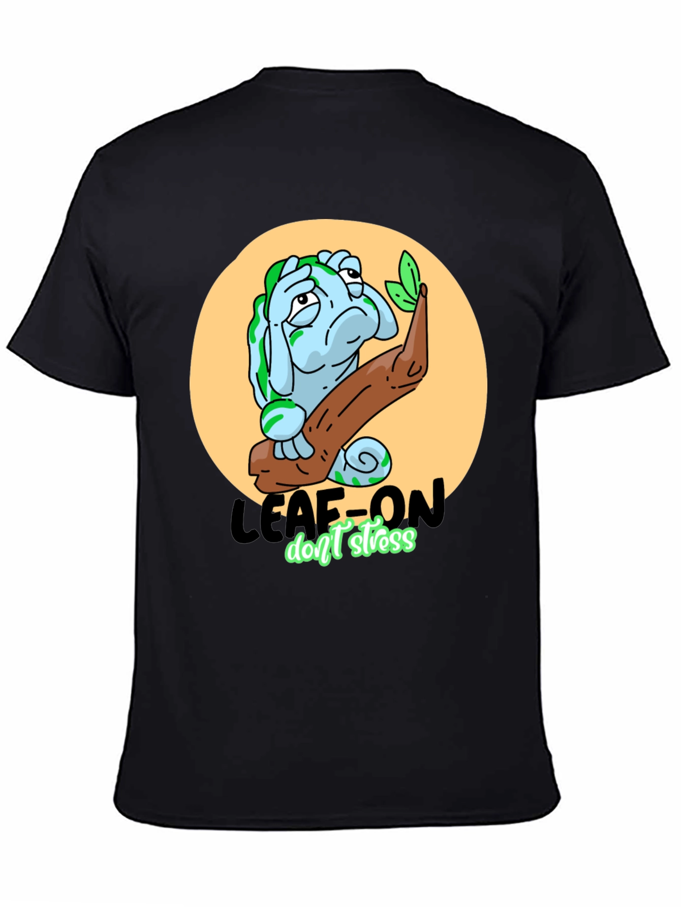 Leaf-On Dont Stress Graphic T-Shirt