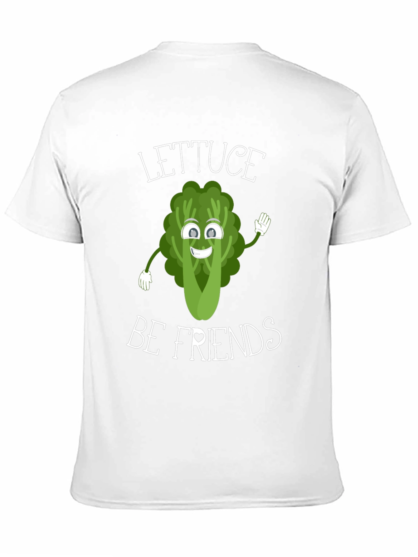 Lettuce Be Friends Graphic T-Shirt - Funny Vegan Tee