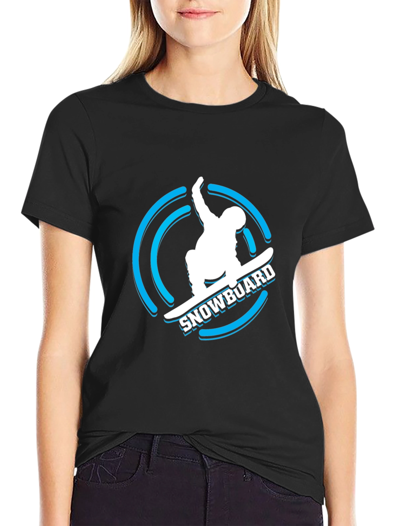 Cool Snowboard Graphic T-Shirt