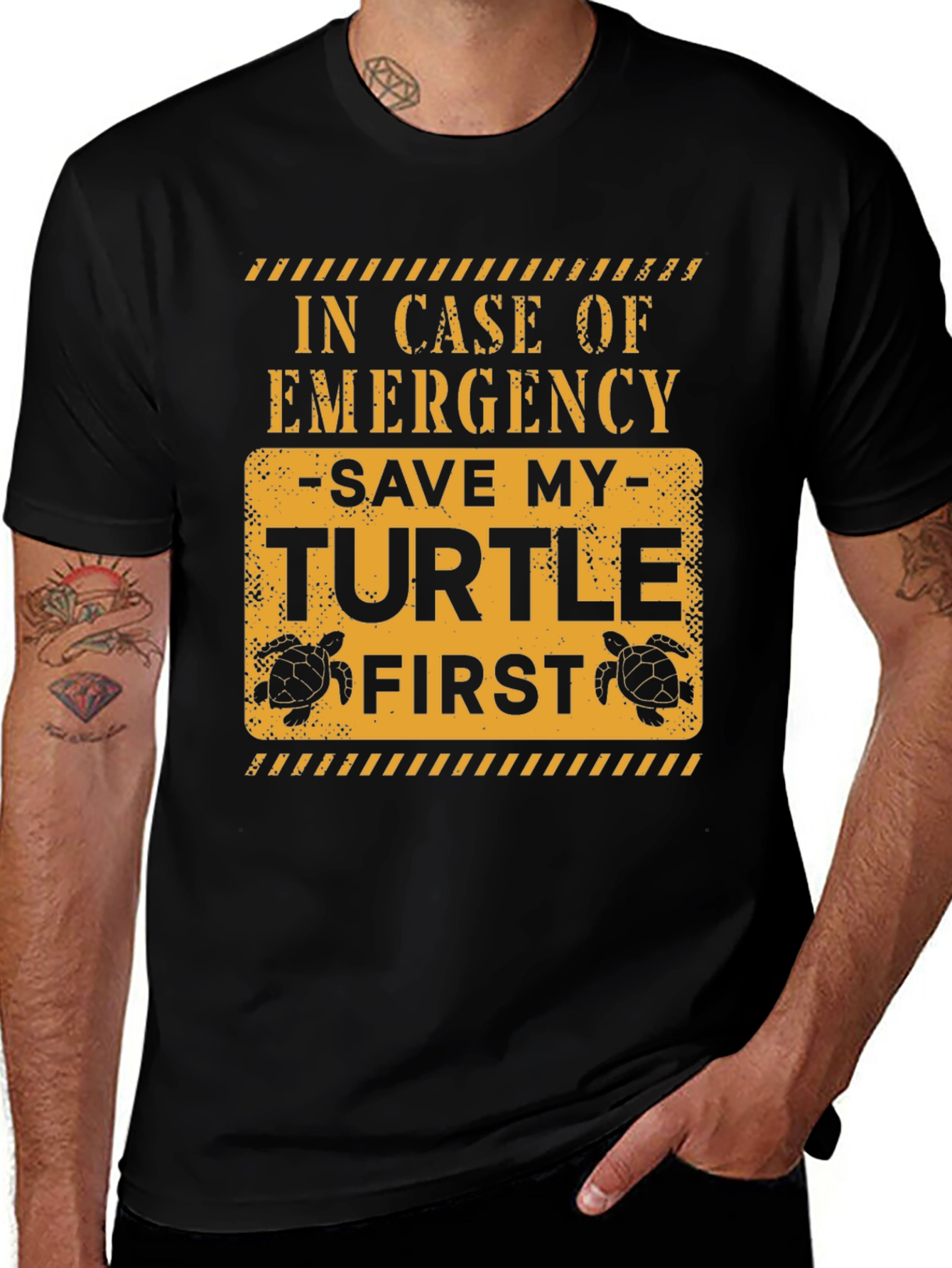 Save My Turtle First Graphic T-Shirt