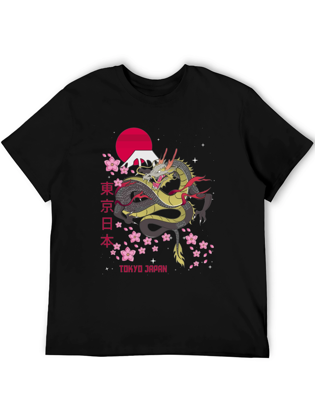 Tokyo Japan Dragon Graphic T-Shirt