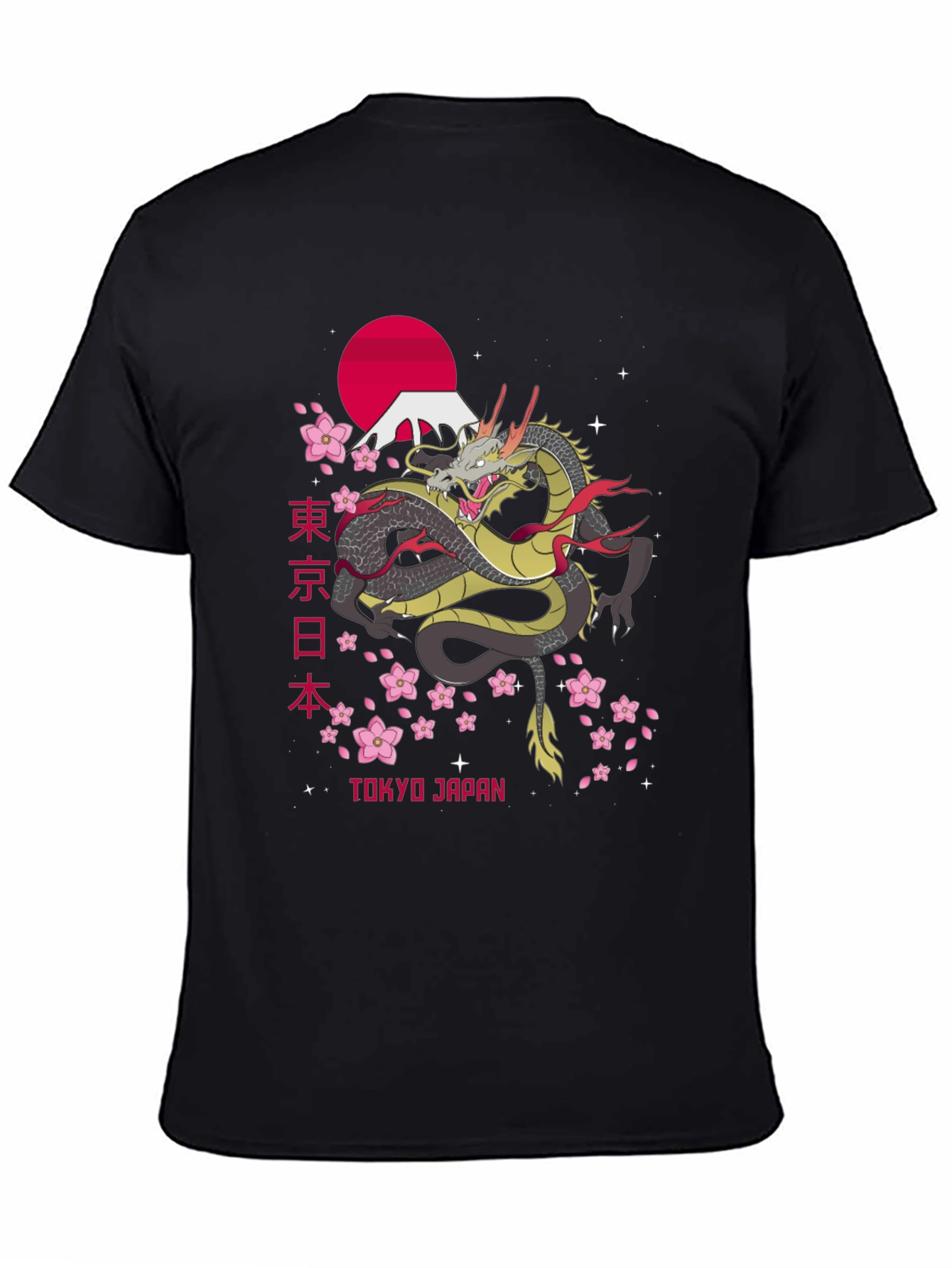 Tokyo Japan Dragon Graphic T-Shirt