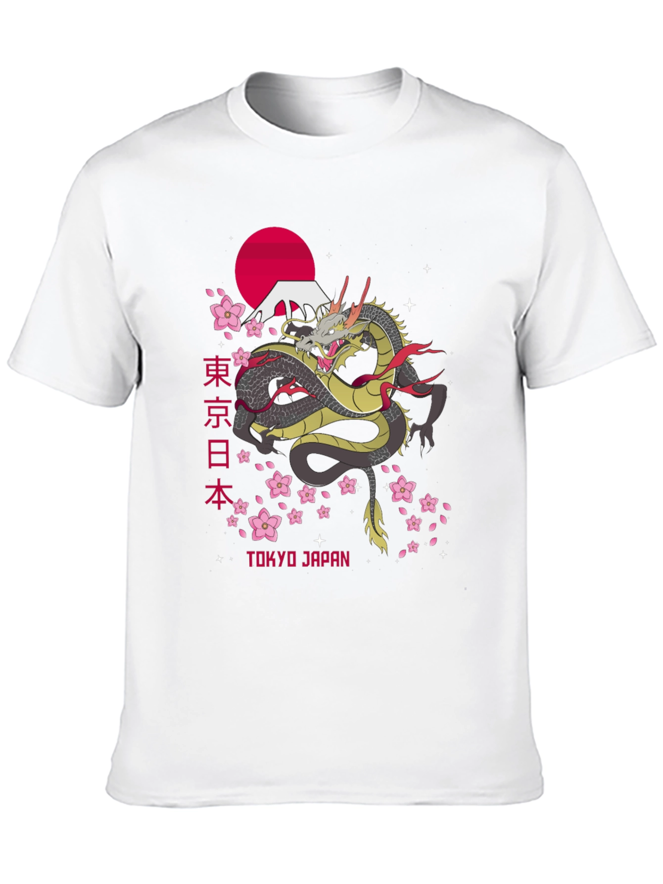 Tokyo Japan Dragon Graphic T-Shirt