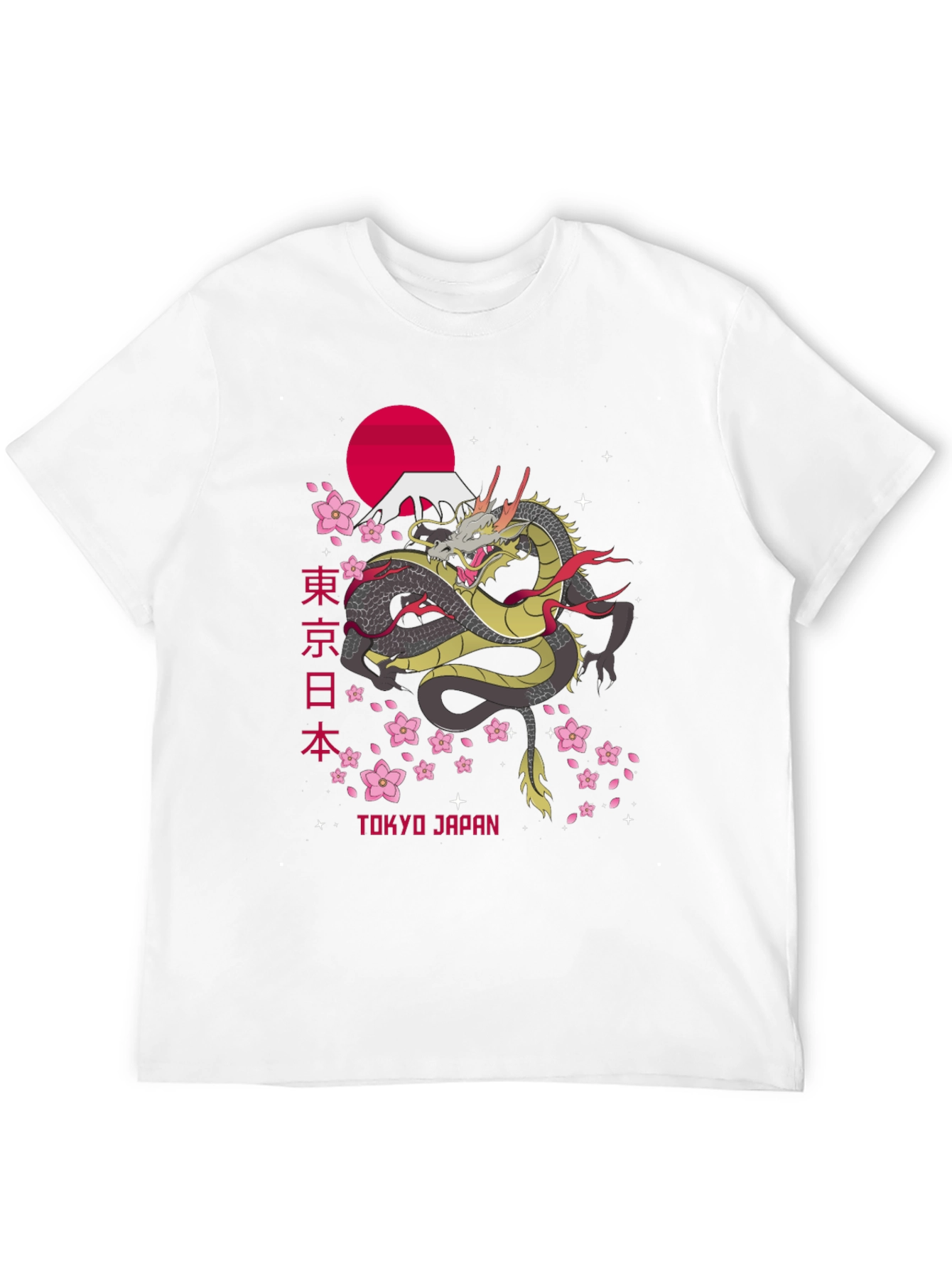 Tokyo Japan Dragon Graphic T-Shirt
