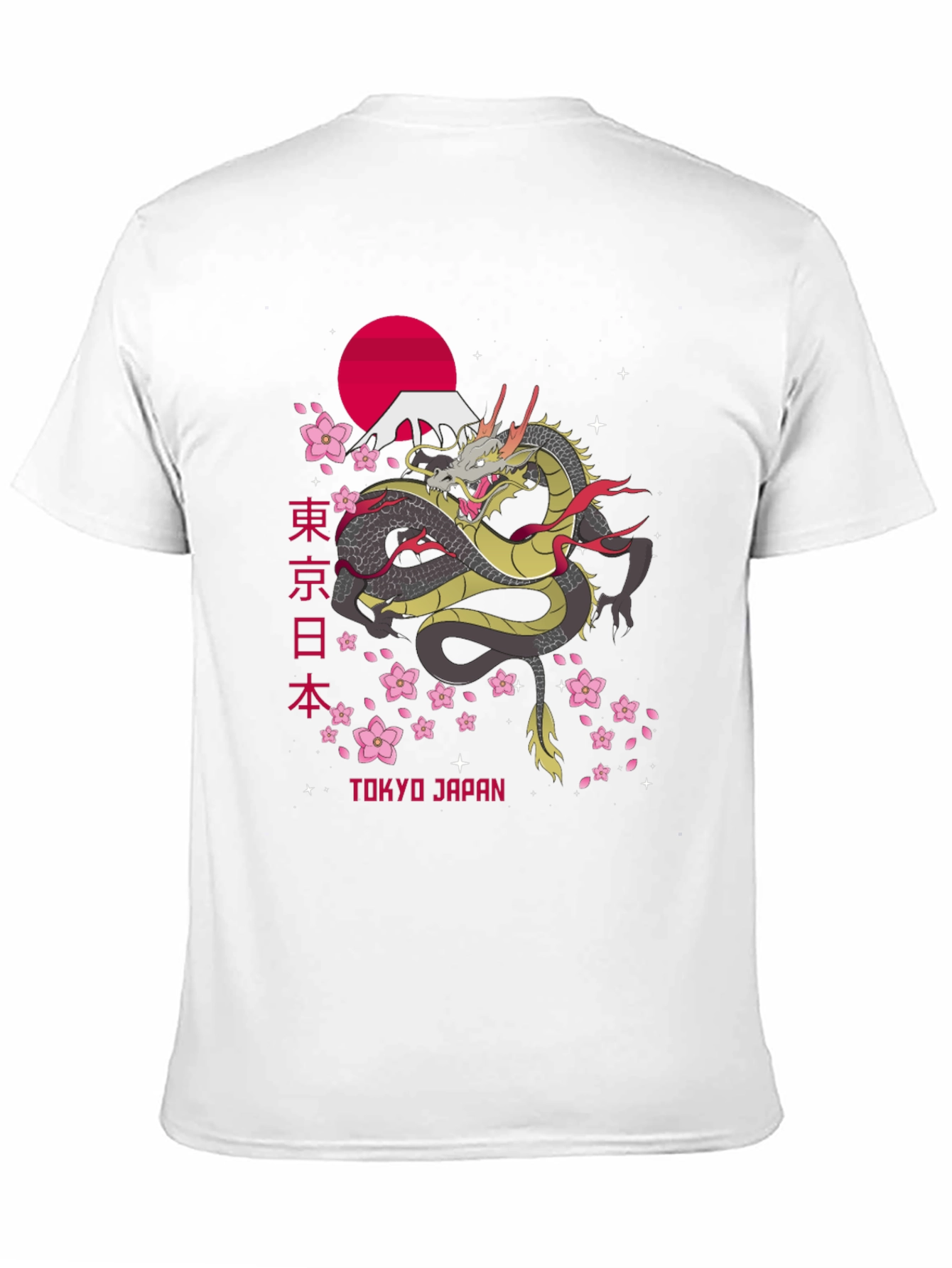 Tokyo Japan Dragon Graphic T-Shirt