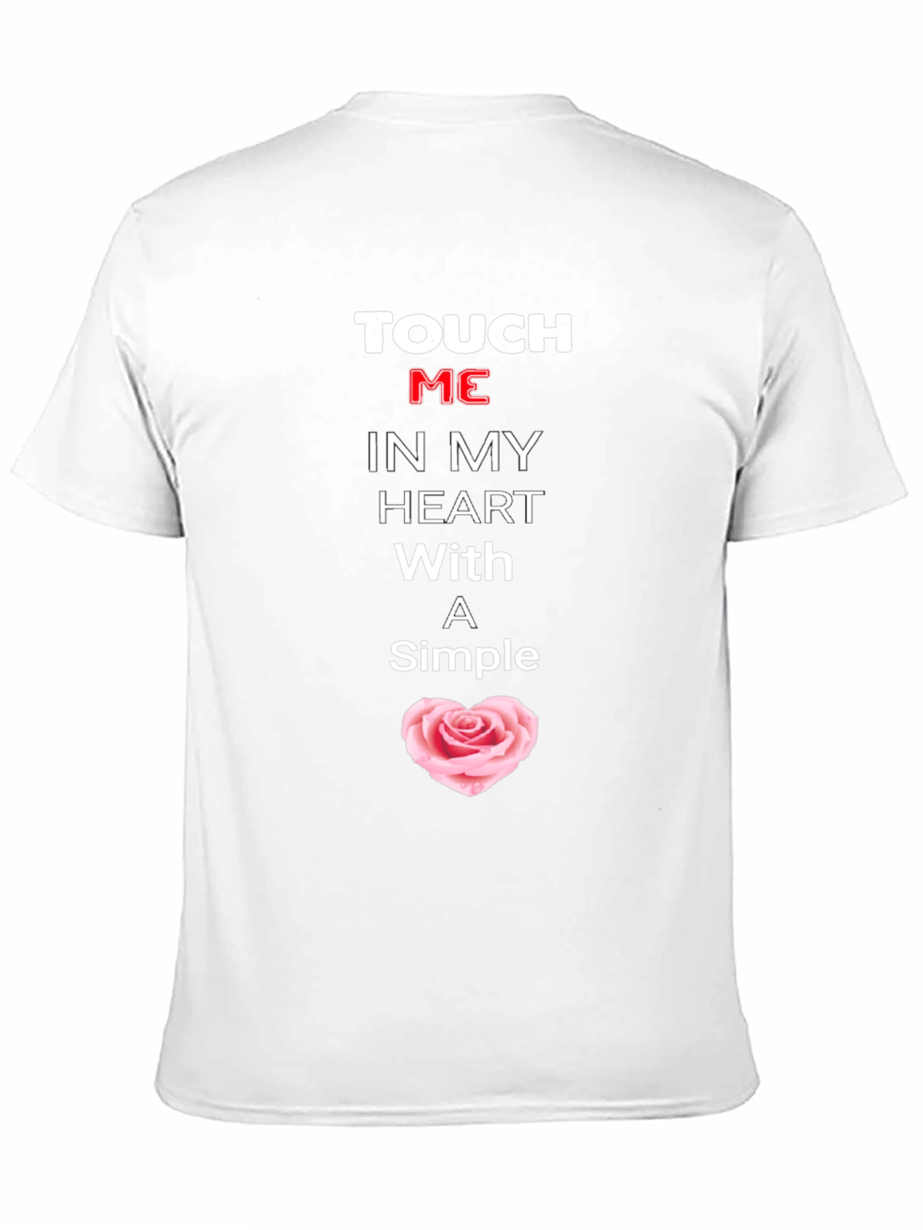 Touch Me Heart Graphic Tee - Soft Cotton Blend