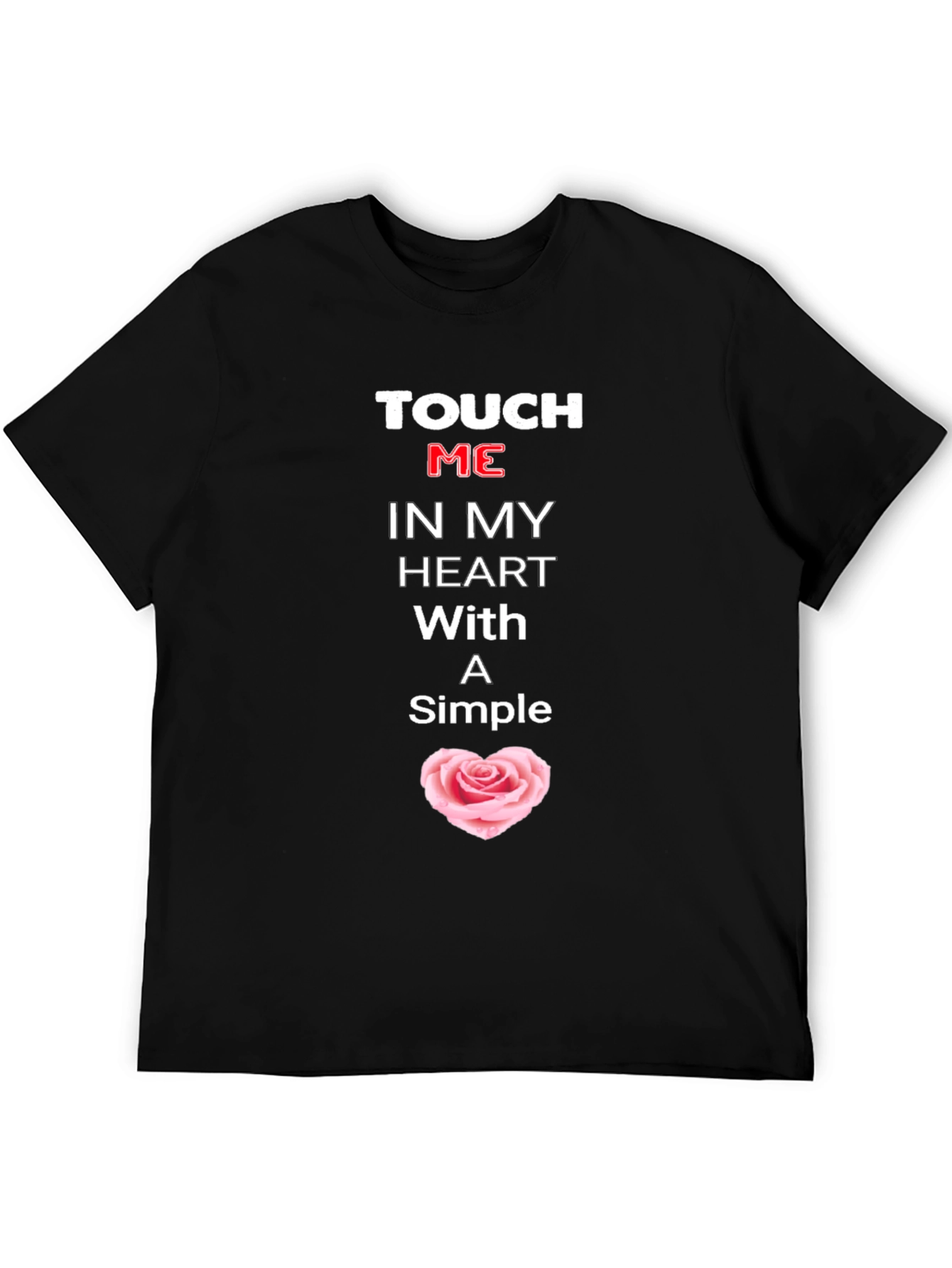Touch Me Heart Graphic Tee - Soft Cotton Blend