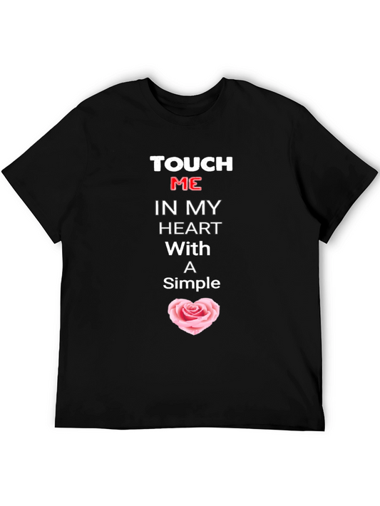 Touch Me Heart Graphic Tee - Soft Cotton Blend