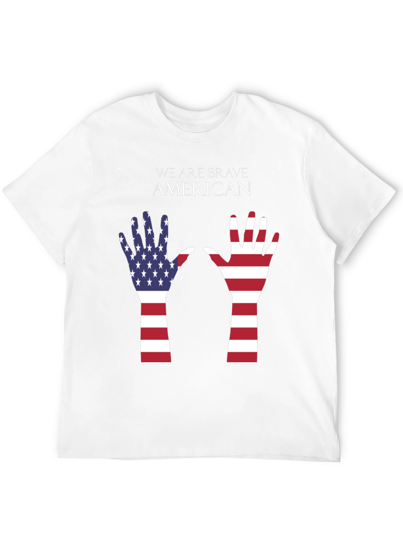 Brave American T-Shirt - Patriotic Design