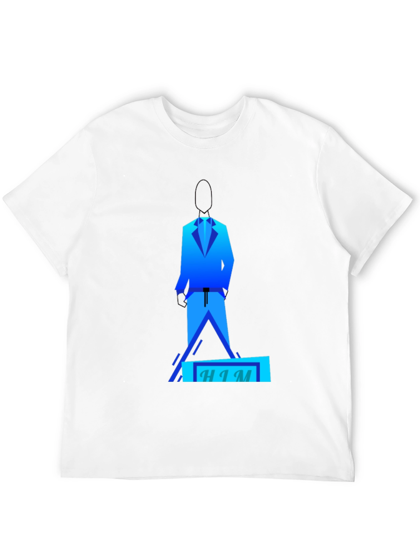 Geometric HIM Graphic Tee - Modern Design