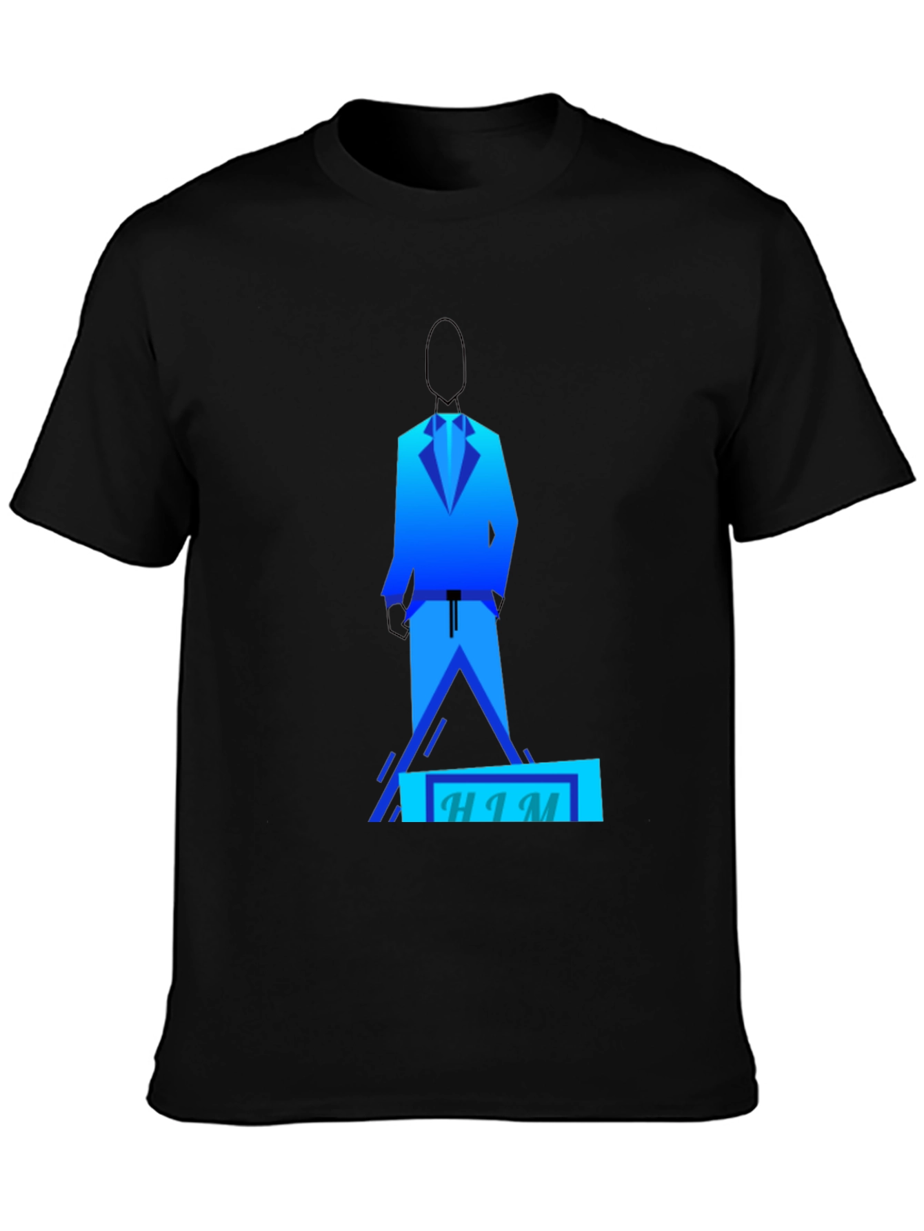 Geometric HIM Graphic Tee - Modern Design
