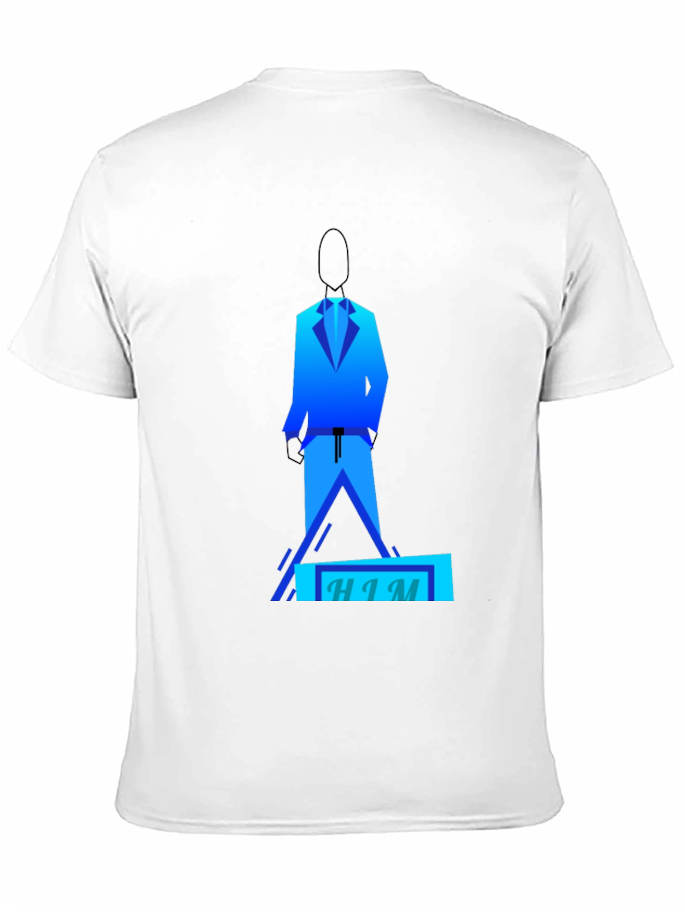 Geometric HIM Graphic Tee - Modern Design