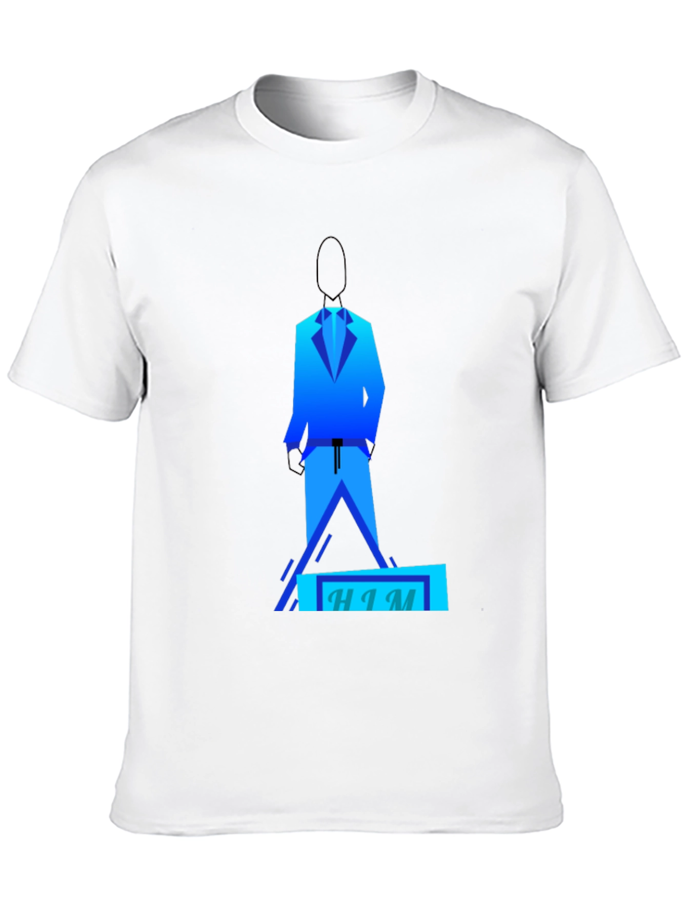 Geometric HIM Graphic Tee - Modern Design
