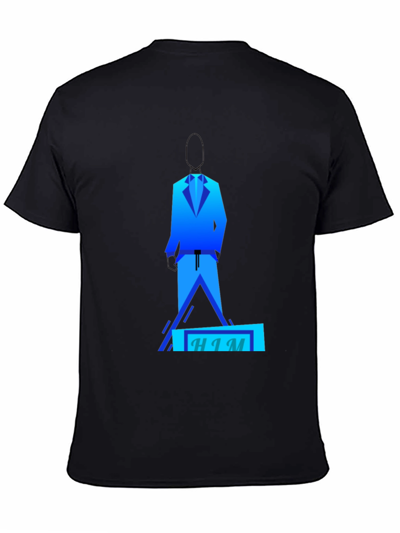 Geometric HIM Graphic Tee - Modern Design