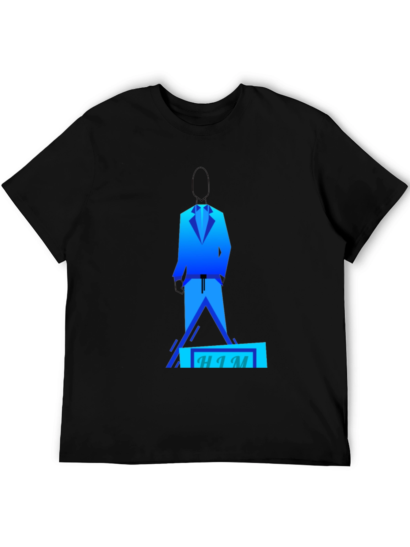 Geometric HIM Graphic Tee - Modern Design