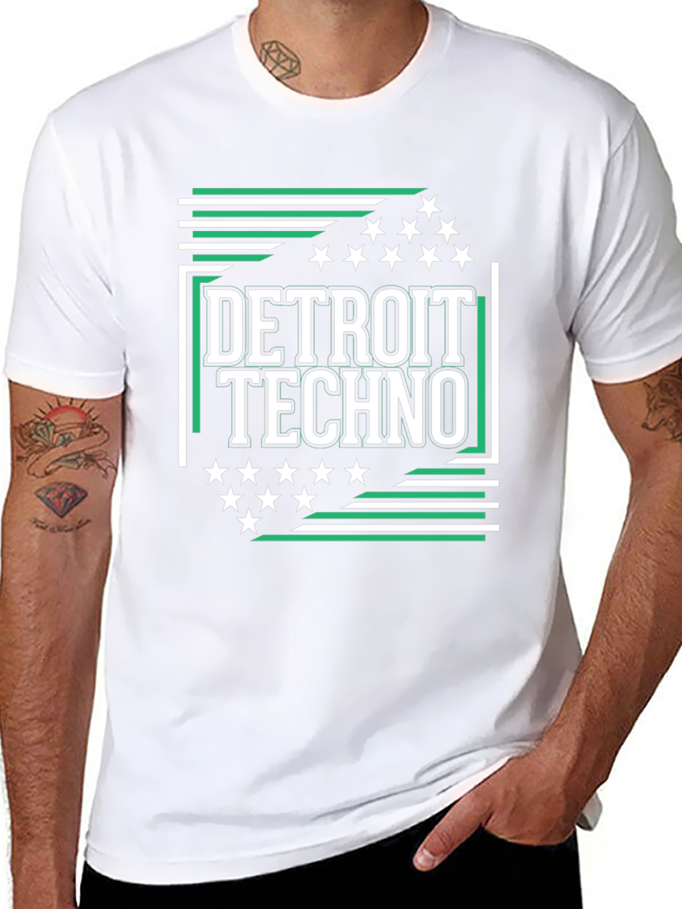 Detroit Techno Graphic T-Shirt