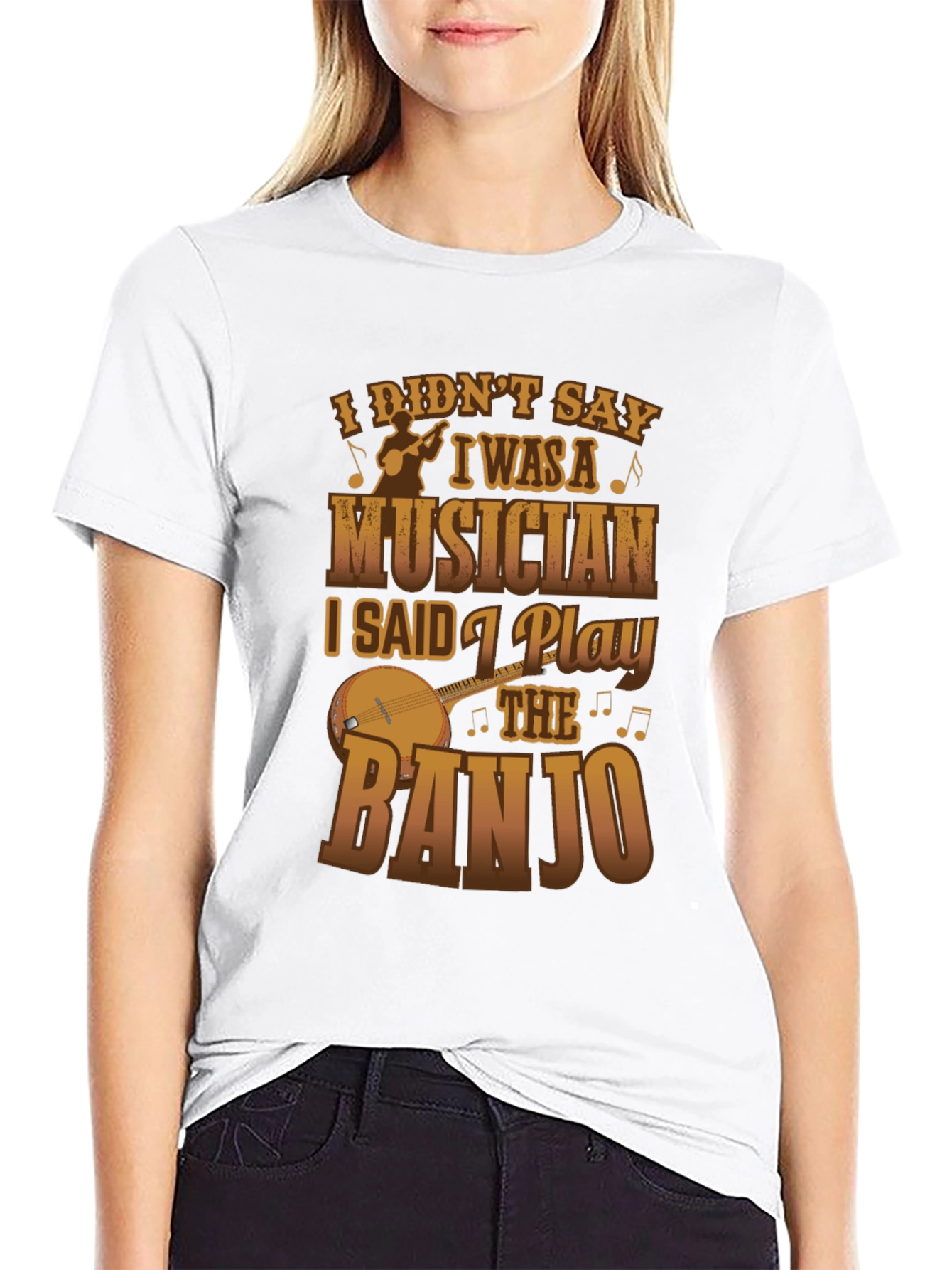 Banjo Musician Graphic Tee