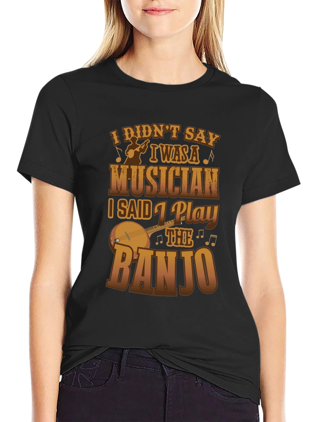 Banjo Musician Graphic Tee