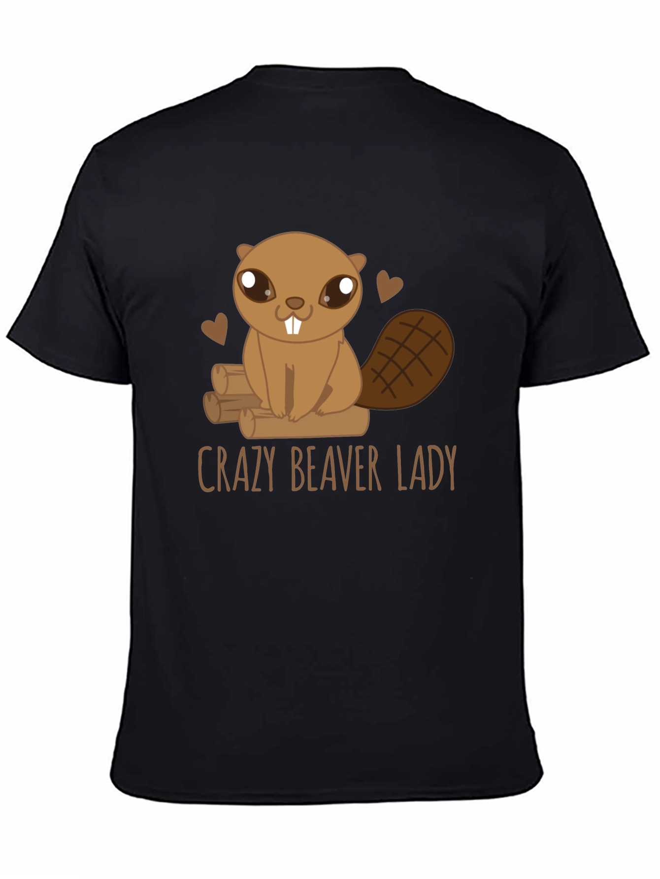Crazy Beaver Lady Graphic Tee