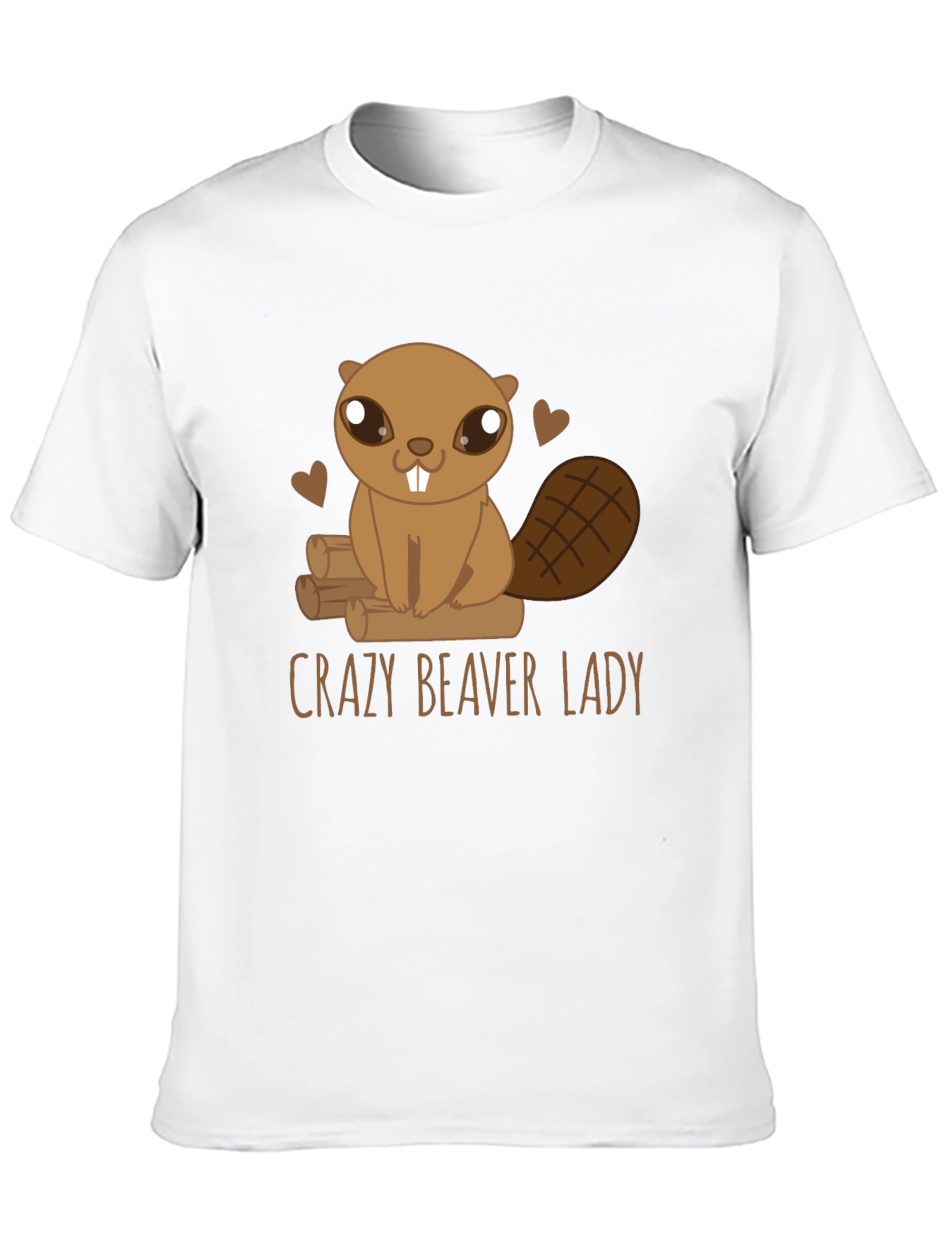 Crazy Beaver Lady Graphic Tee