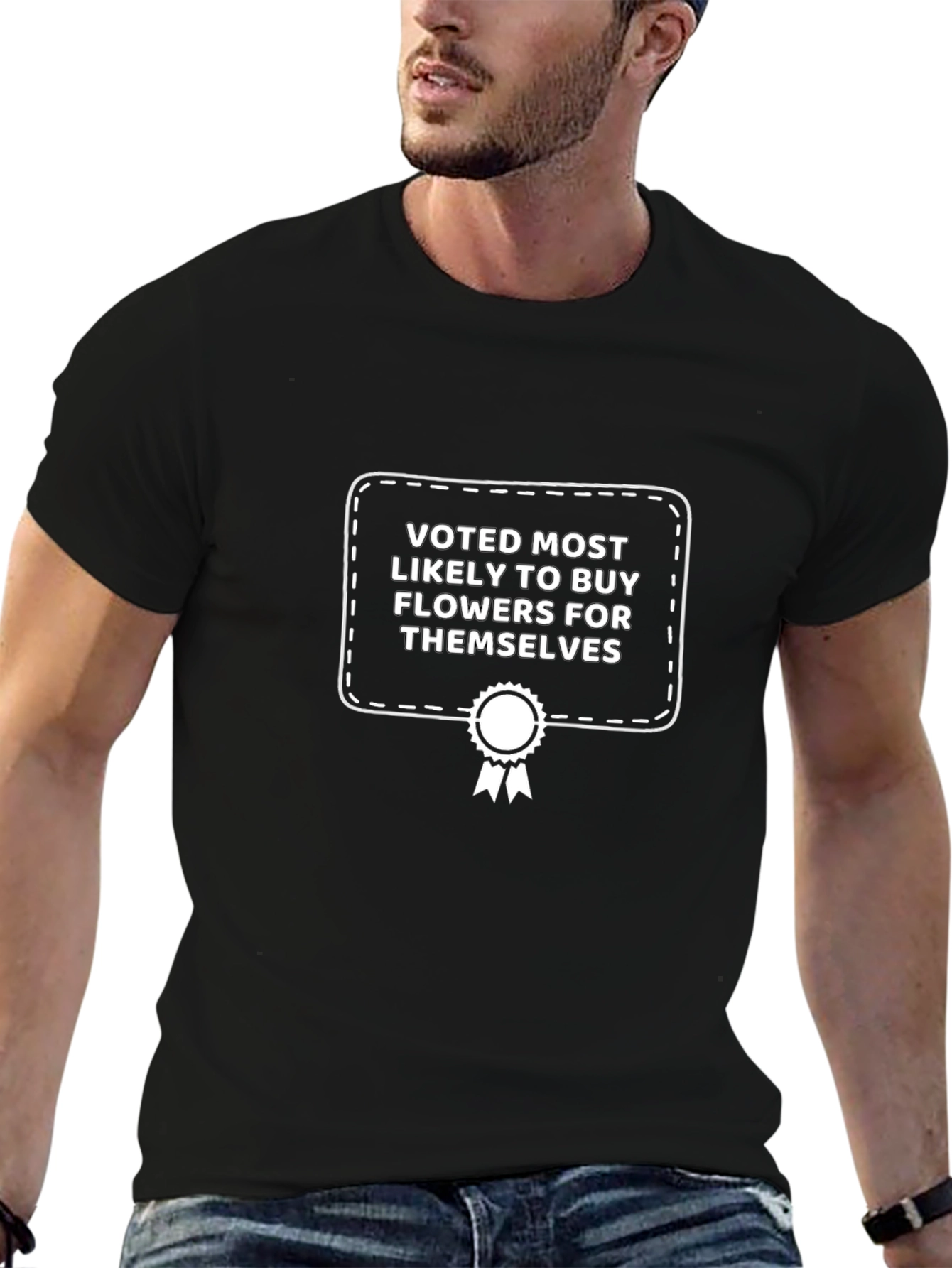 Funny Voted Most Likely To Buy Flowers T-Shirt
