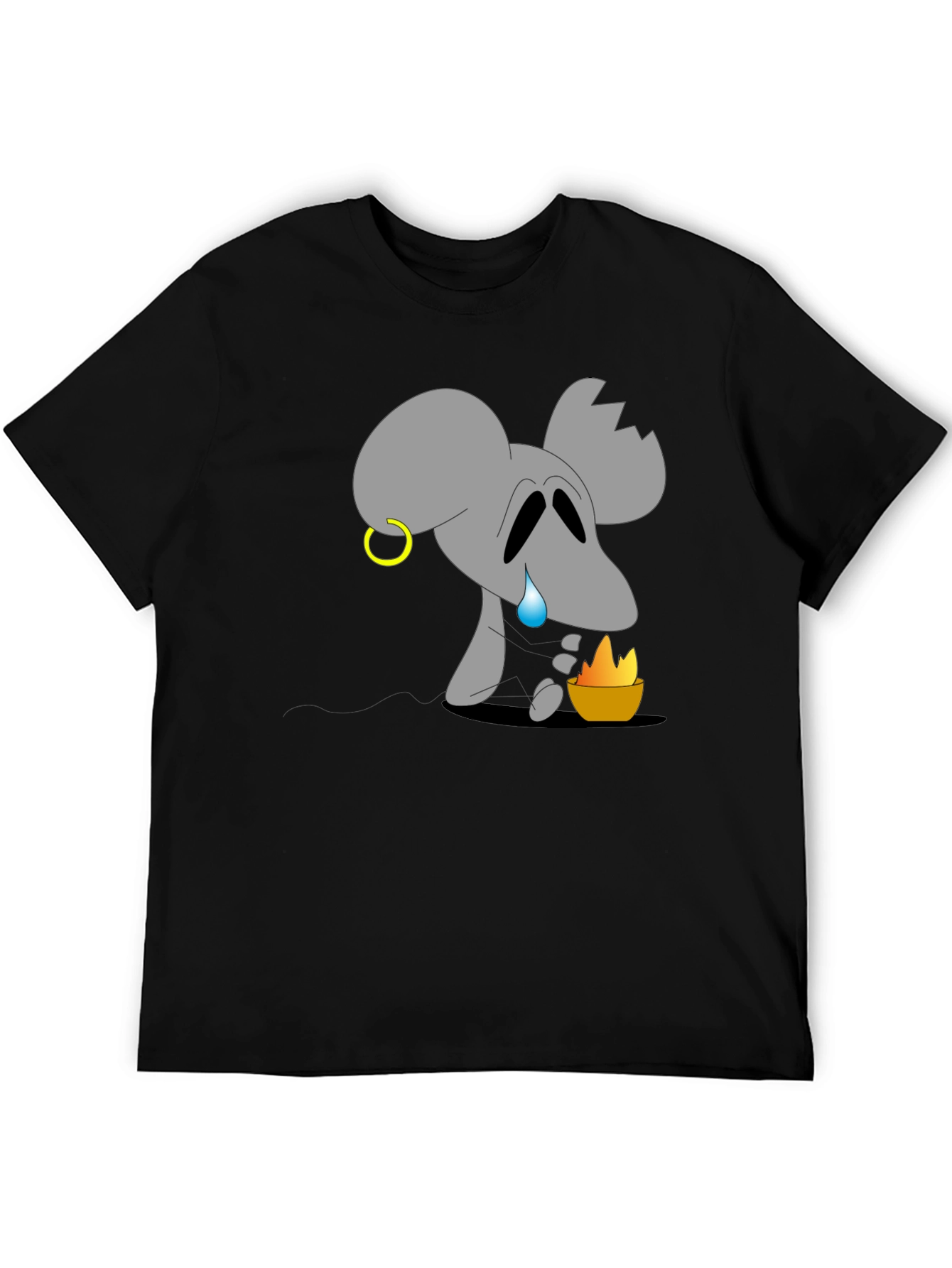 Cartoon Mouse Crying T-Shirt