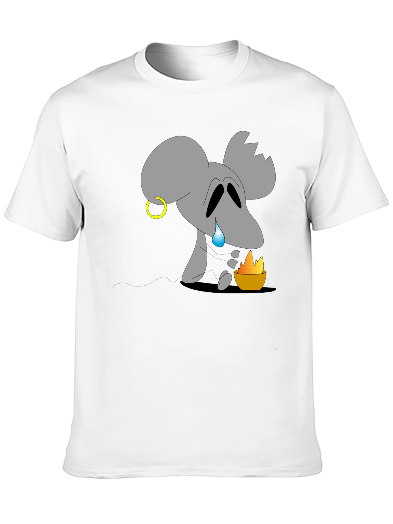 Cartoon Mouse Crying T-Shirt
