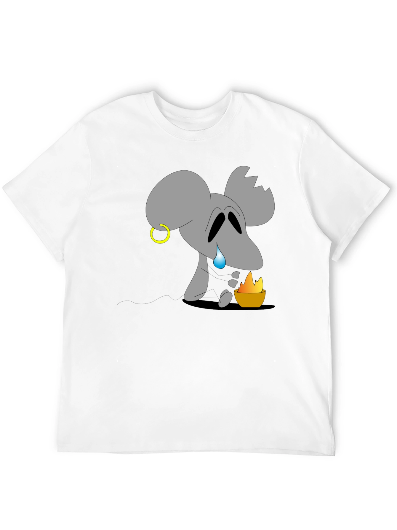 Cartoon Mouse Crying T-Shirt
