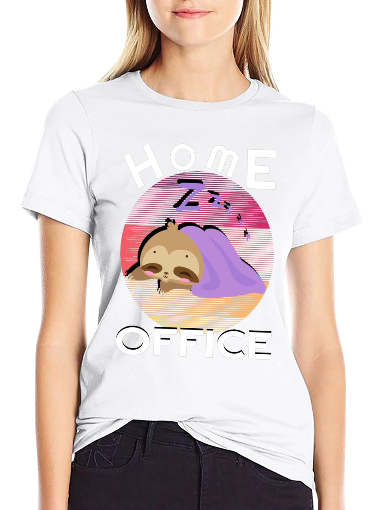 Home Office Sloth Tee