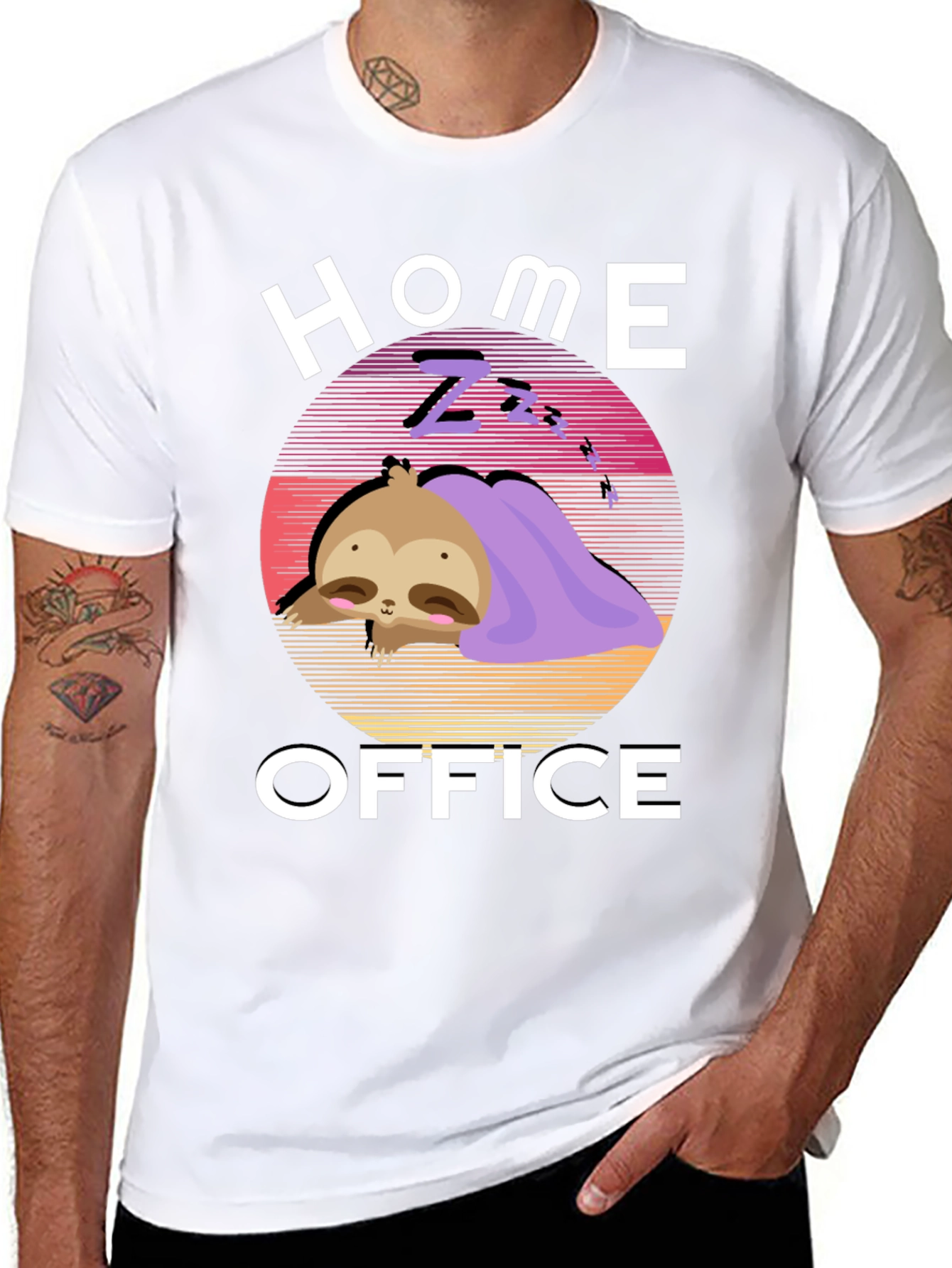Home Office Sloth Tee