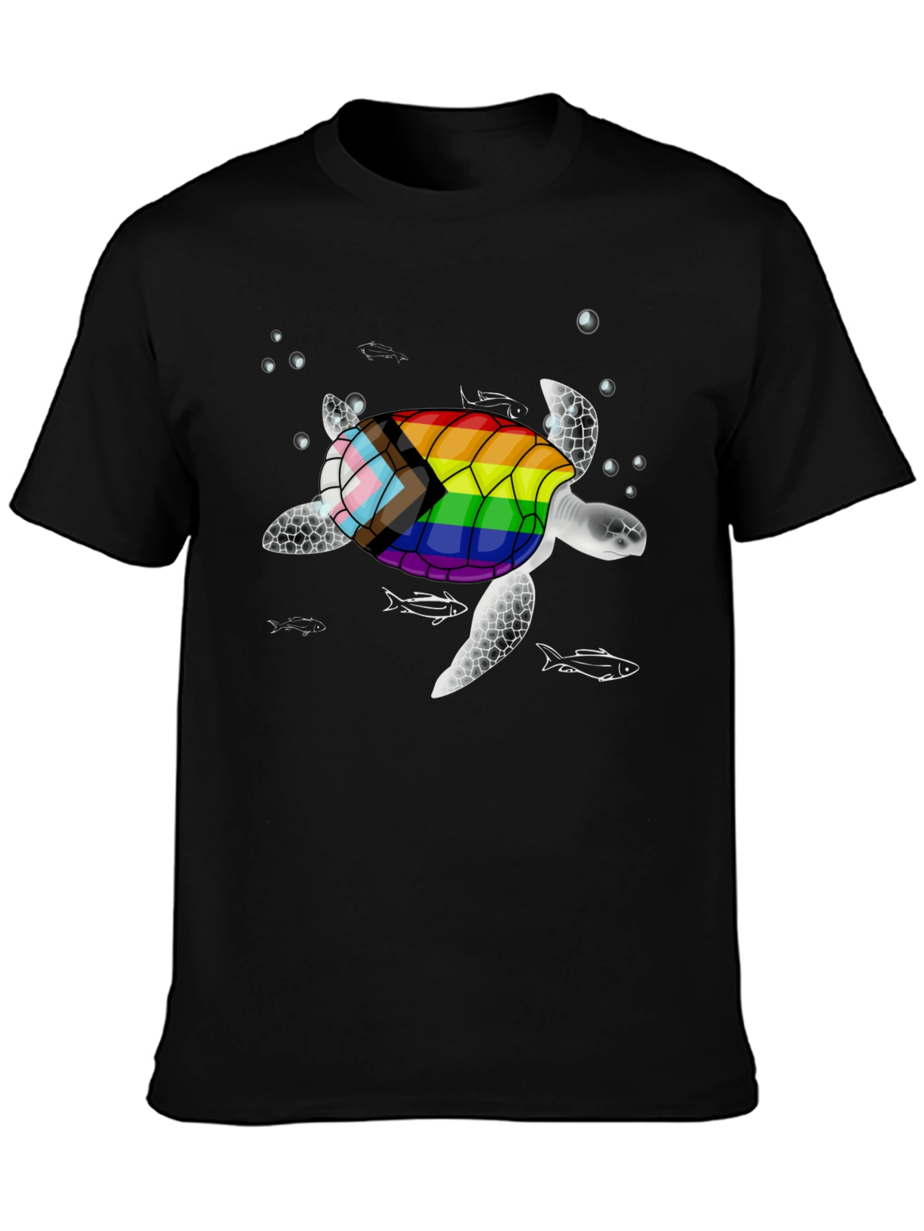 LGBT Pride Turtle Graphic T-Shirt