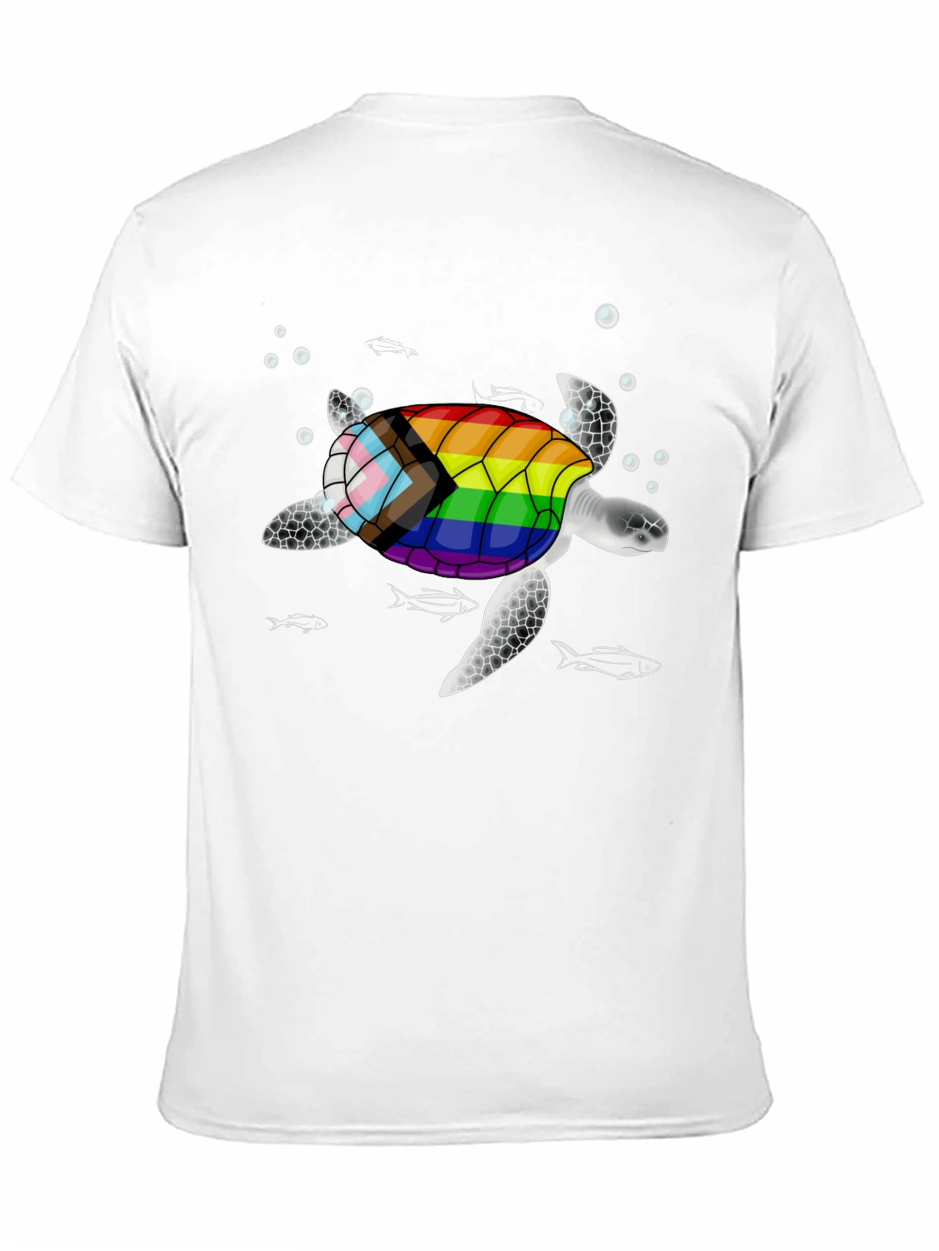LGBT Pride Turtle Graphic T-Shirt