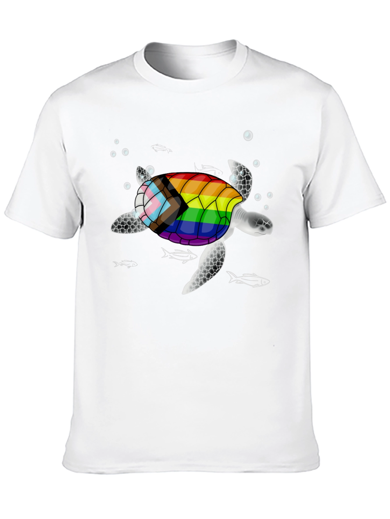LGBT Pride Turtle Graphic T-Shirt